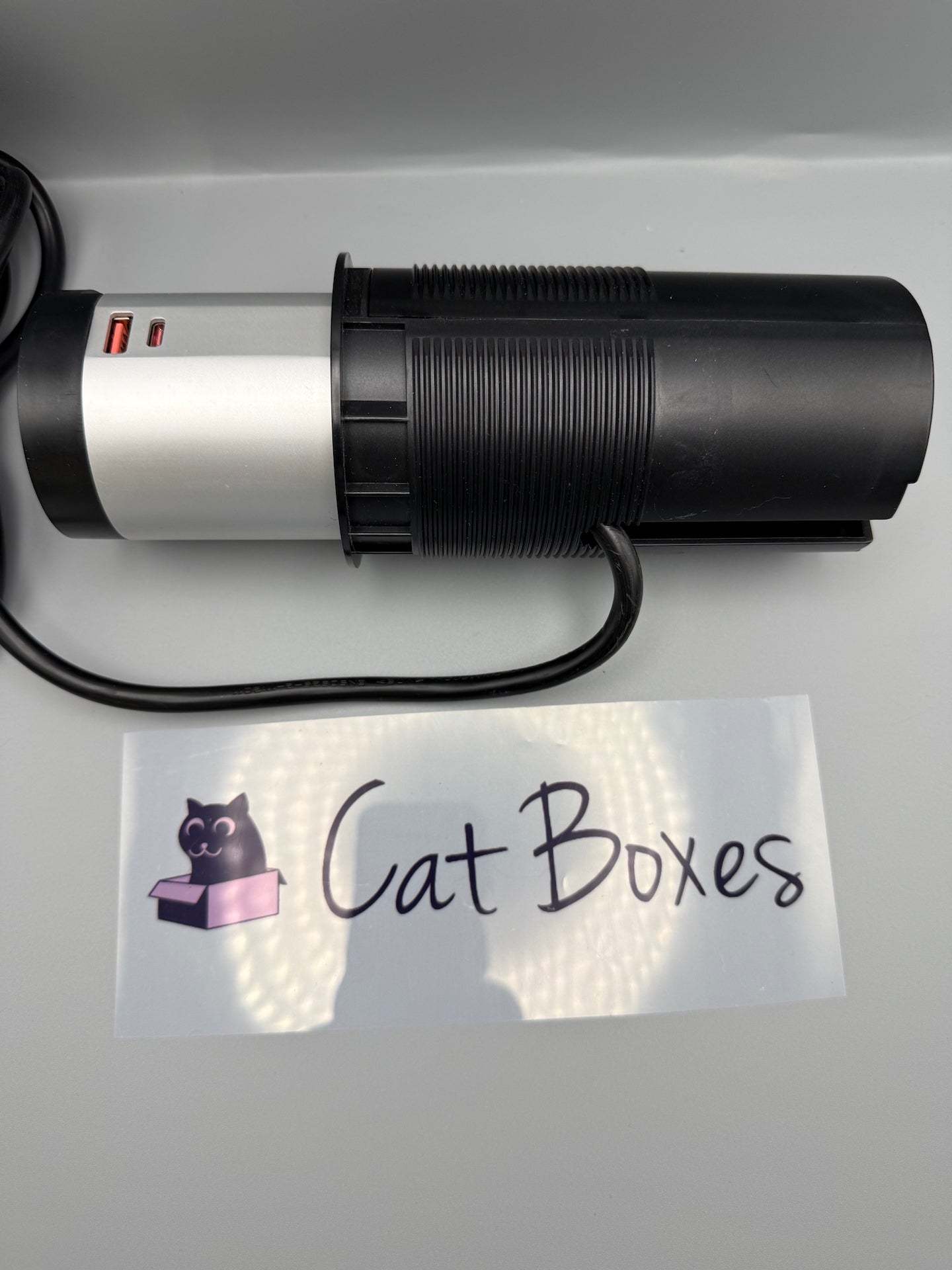 Knightsbridge Recess Mount Pop Up Dual USB Charger, Black