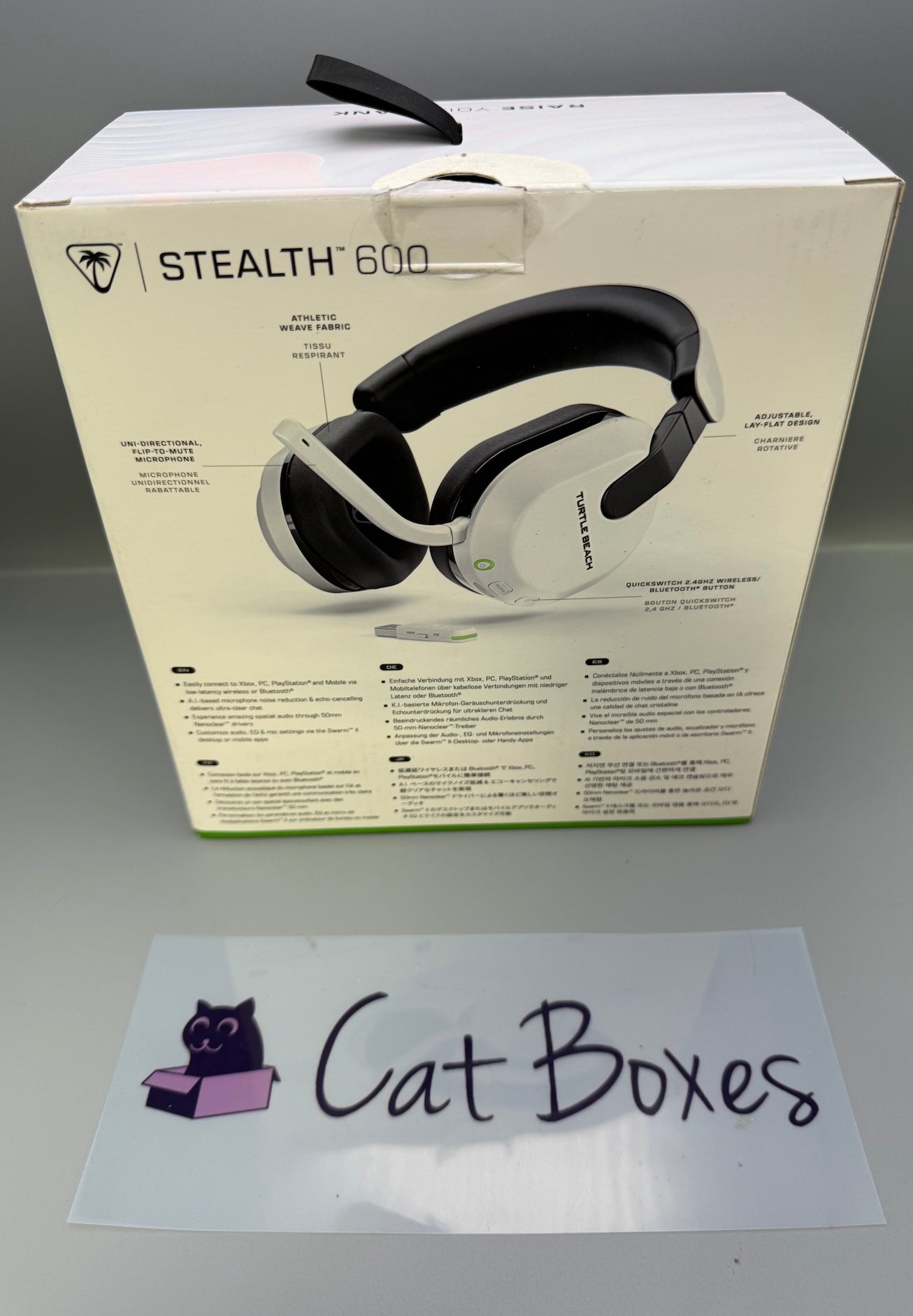 Turtle Beach Stealth 600 Xbox Wireless Gaming Headset White Gen 3