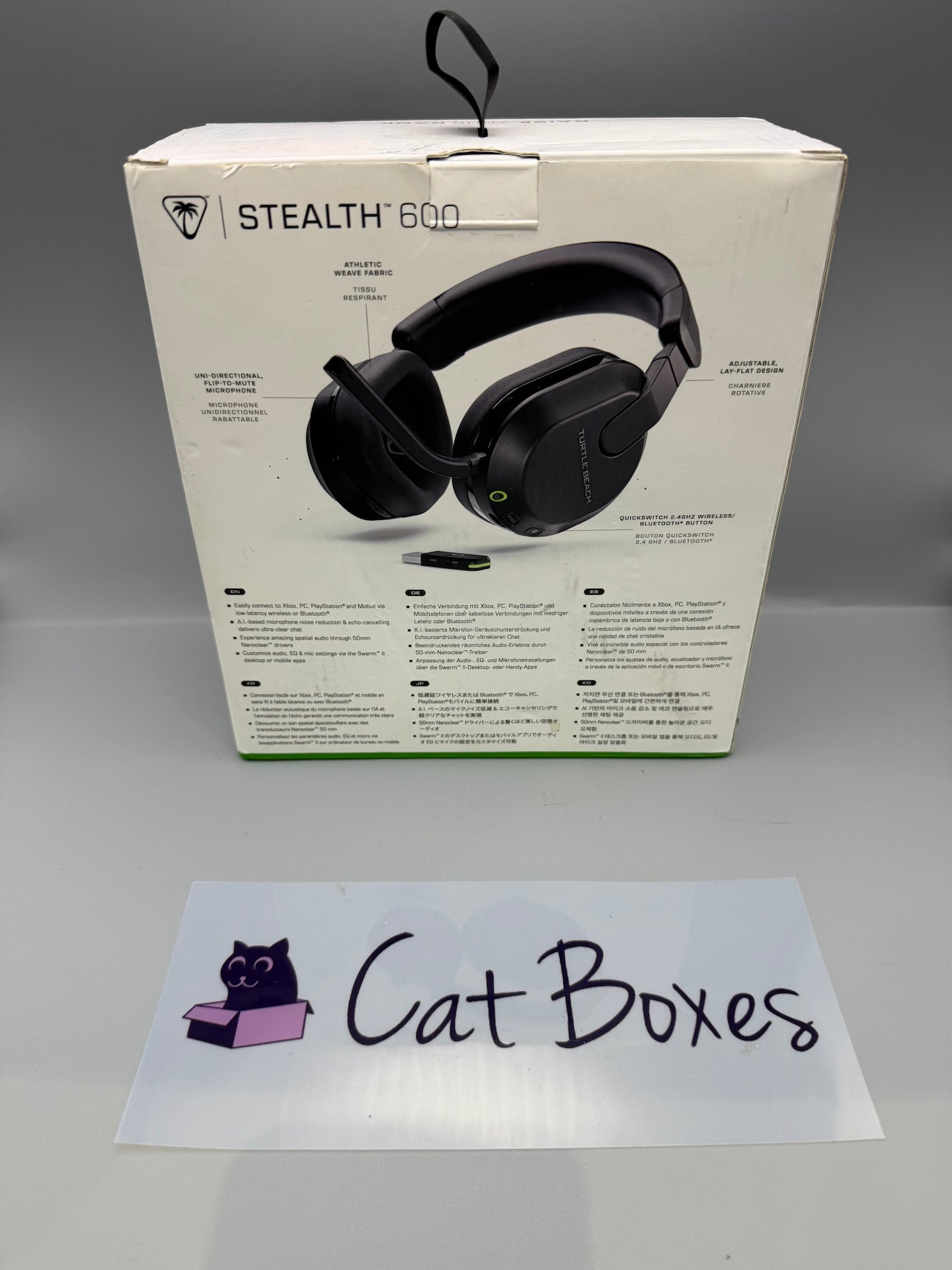Turtle Beach Stealth 600 Gen 3 Wireless Gaming Headset Xbox PC PS5 Black