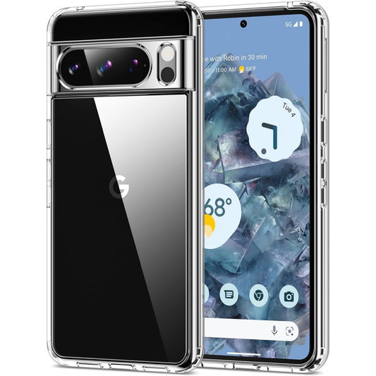 Hoomil Clear Case for Google Pixel 8 Pro (6.7-Inch), Transparent