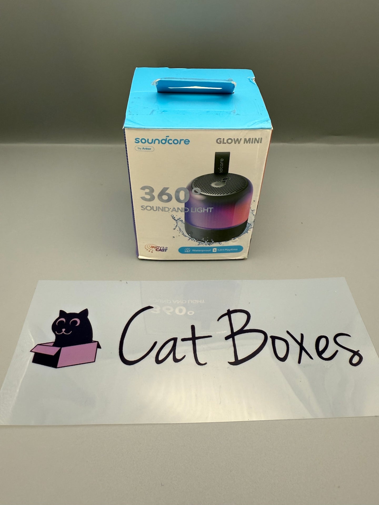 soundcore Glow Mini Portable Speaker, Bluetooth Speaker with 360^0 Sound, Light