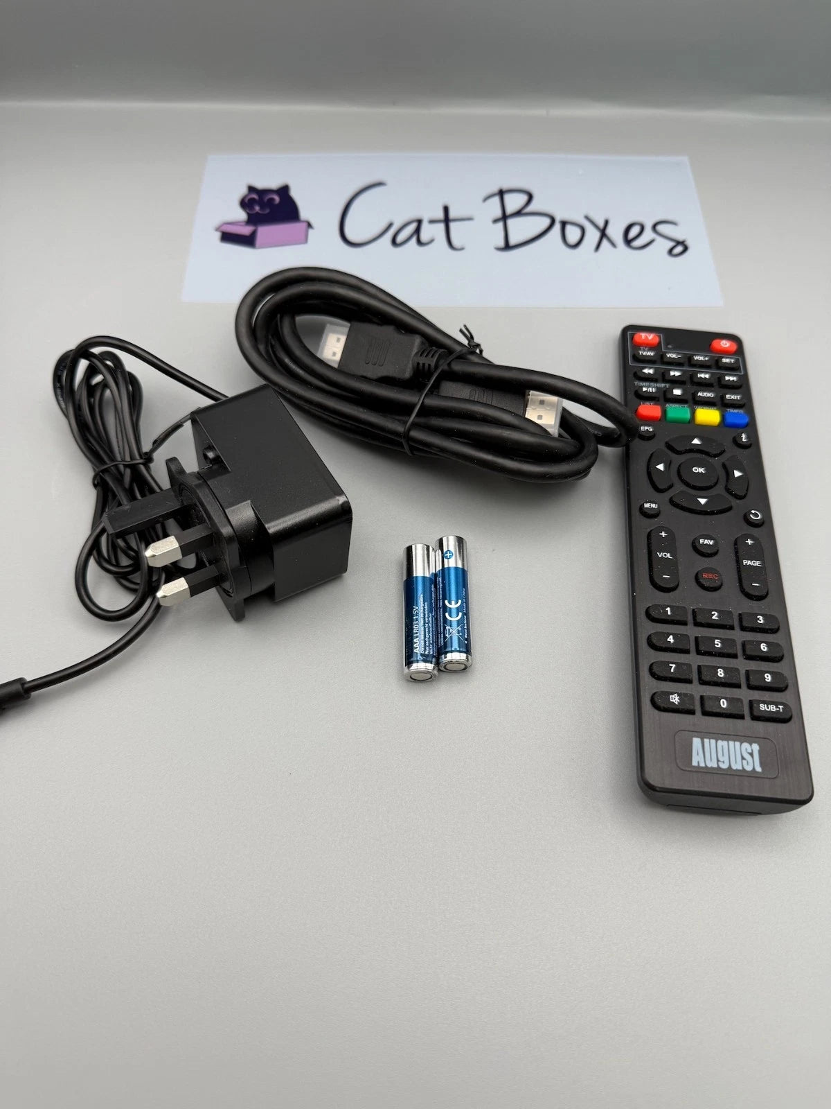 August DVB502 256GB SSD Freeview HD Set Top Receiver Box