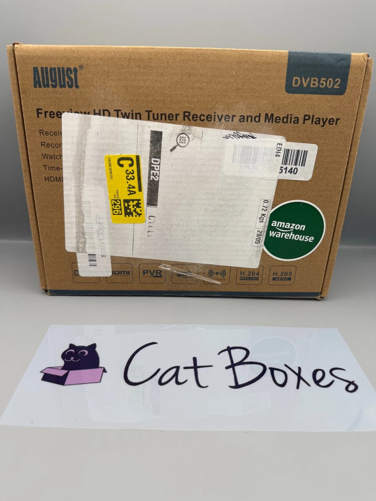 August DVB502 256GB SSD Freeview HD Set Top Receiver Box