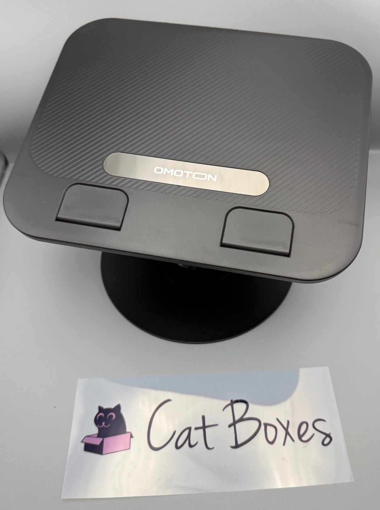 Omoton Laptop Stand for Desk, 360^0 Swivel Laptop Riser - Classic Black