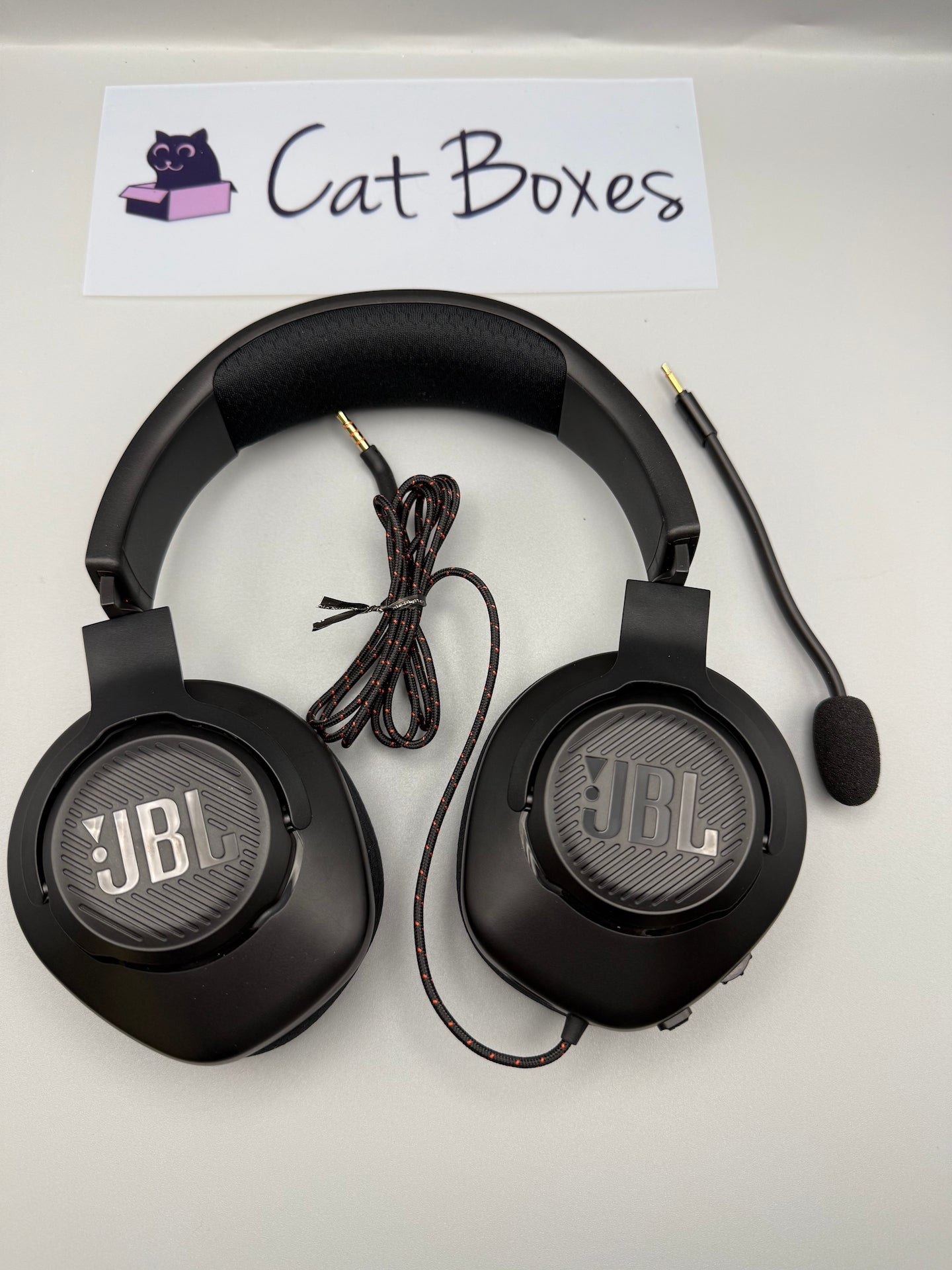 JBL Quantum 100M2 Wired Over-Ear Gaming Headset, Black