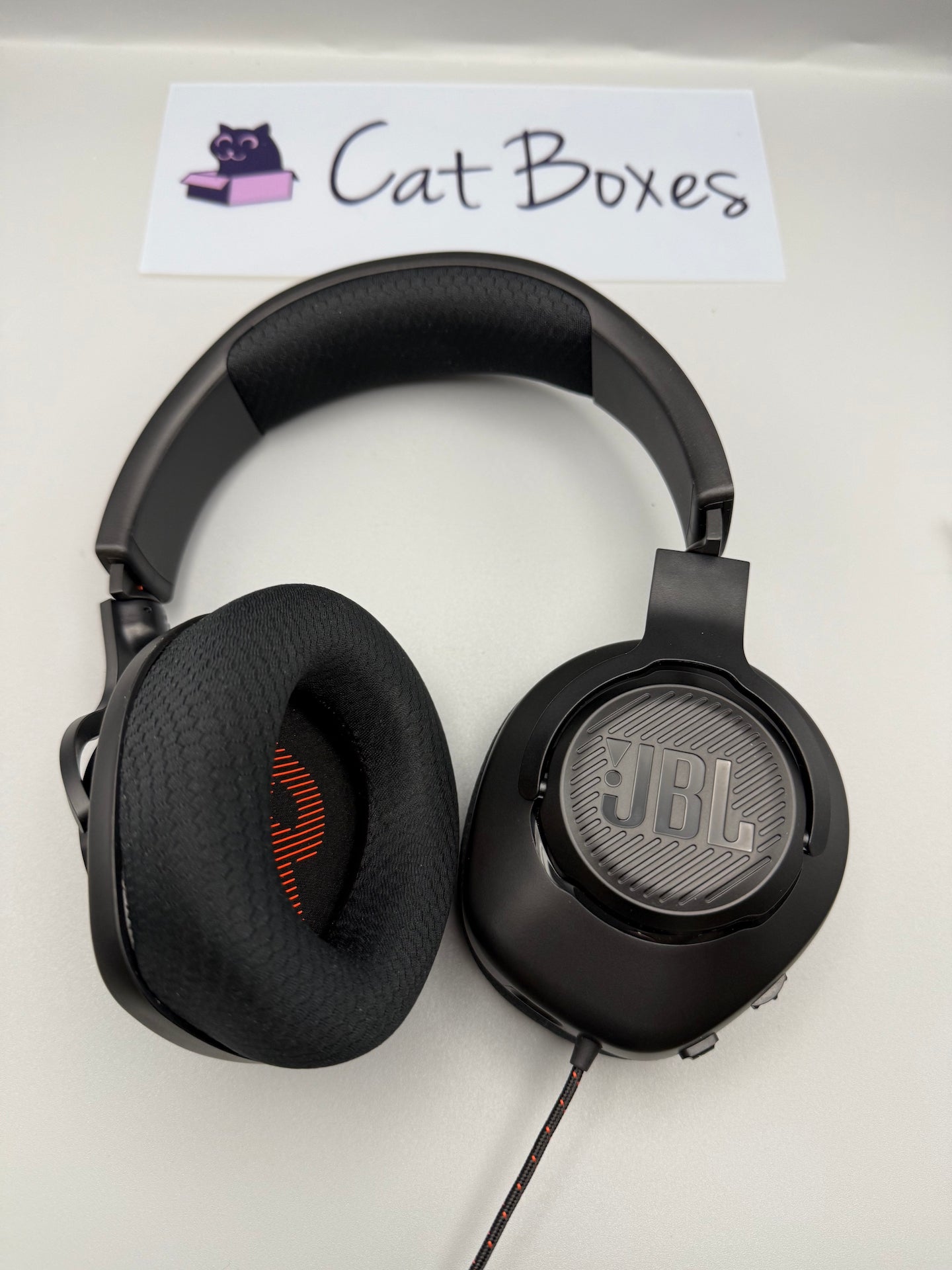 JBL Quantum 100M2 Wired Over-Ear Gaming Headset, Black