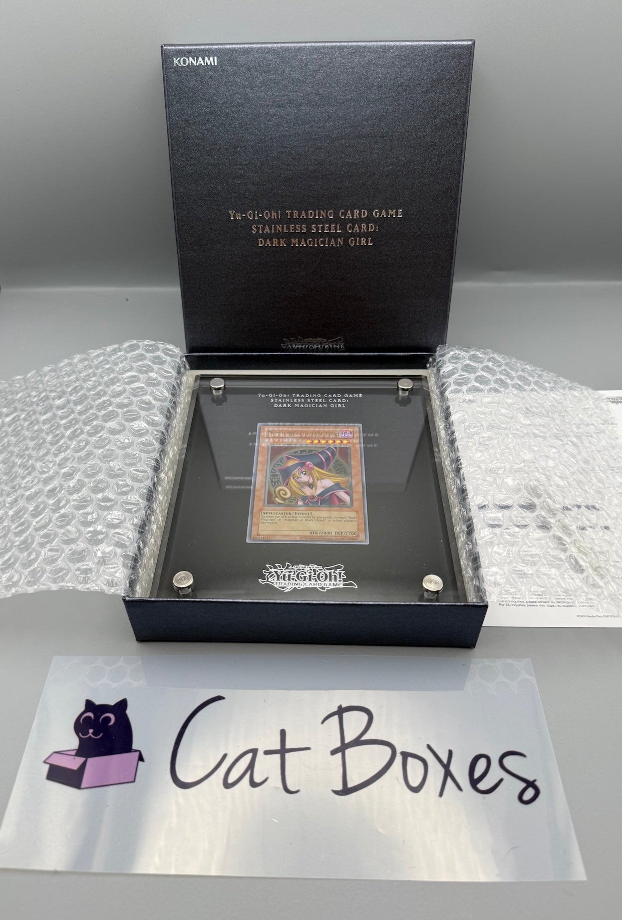 Yu-Gi-Oh! Stainless Steel Card: Dark Magic **Open Box**
