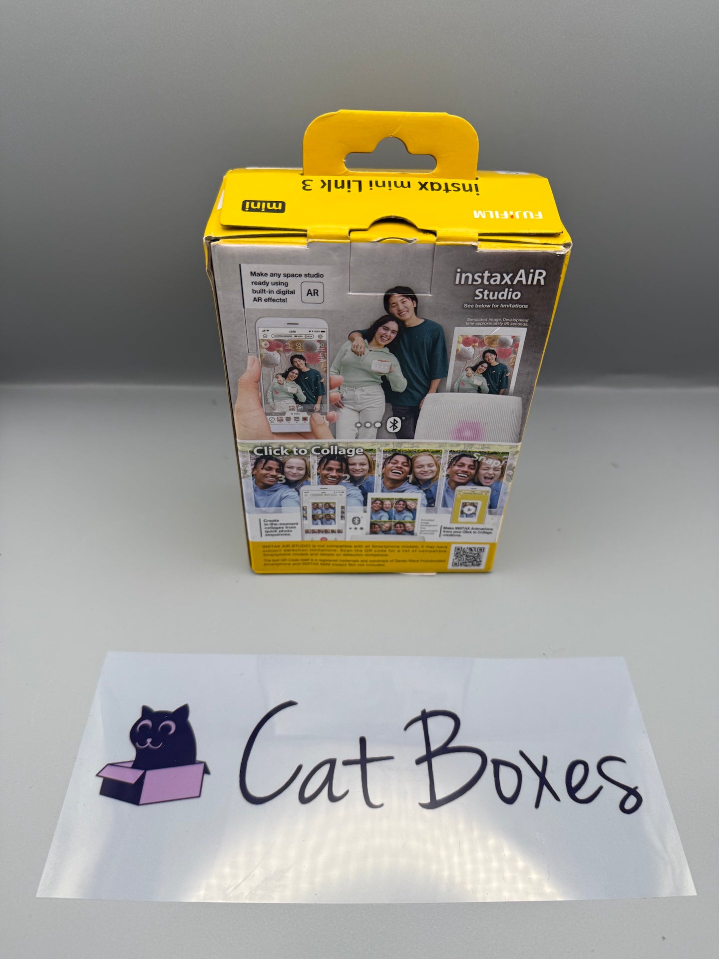 INSTAX Mini Film Format Link 3 Smartphone Photo Printer, Clay White finish