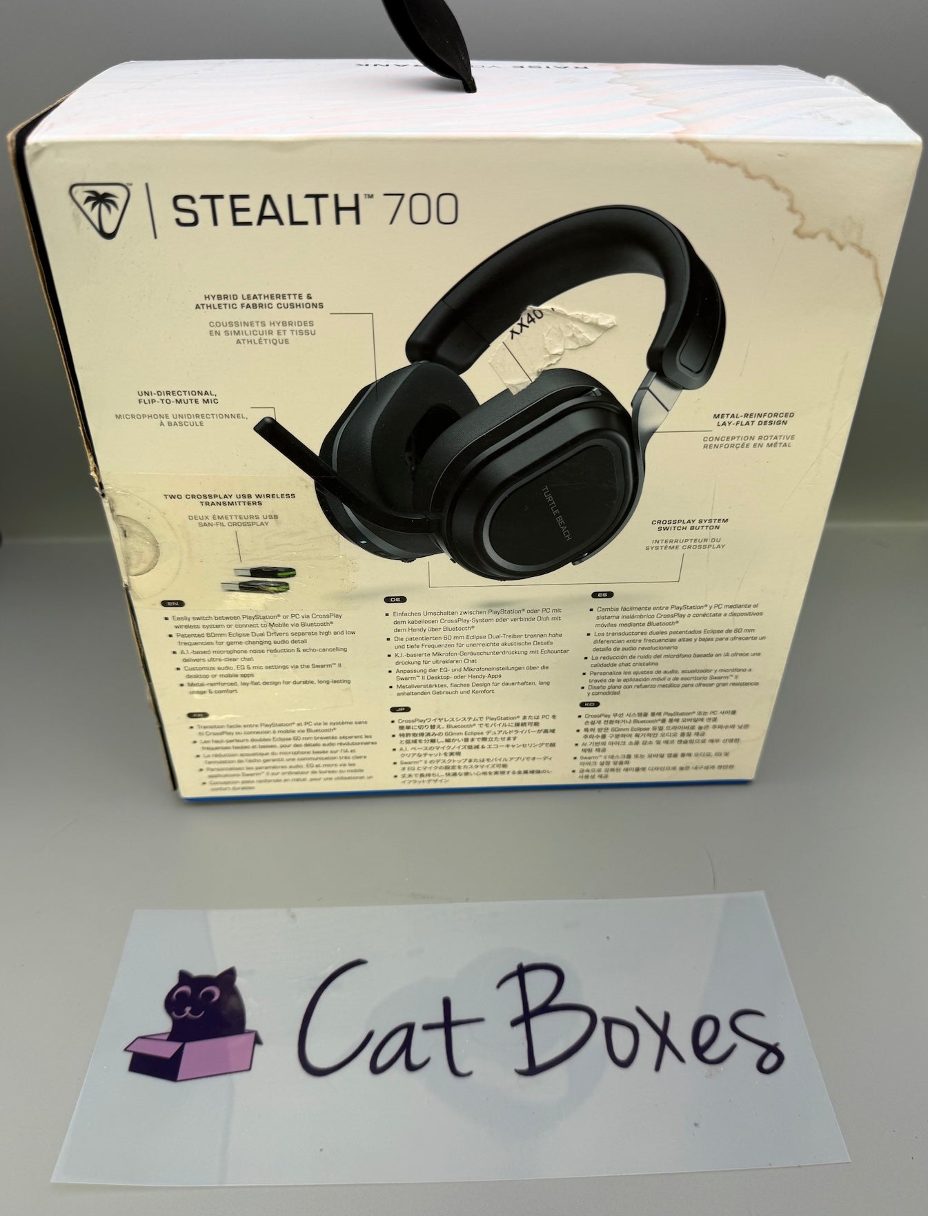 Turtle Beach Stealth 700 Gen 3 PlayStation Wireless Headset Black