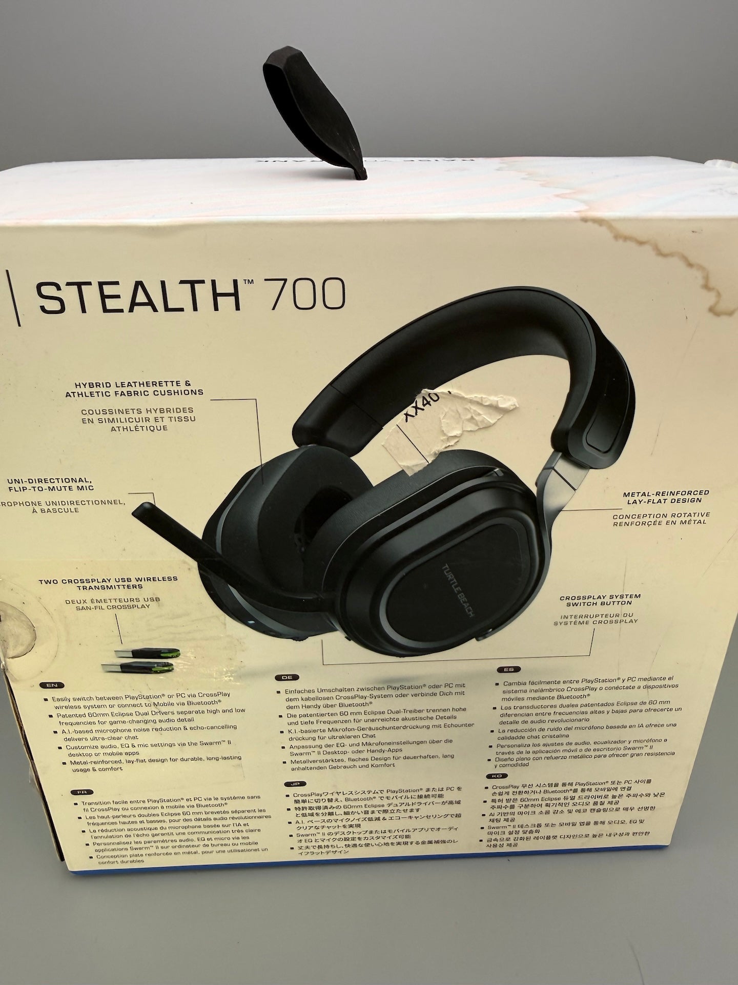 Turtle Beach Stealth 700 Gen 3 PlayStation Wireless Headset Black
