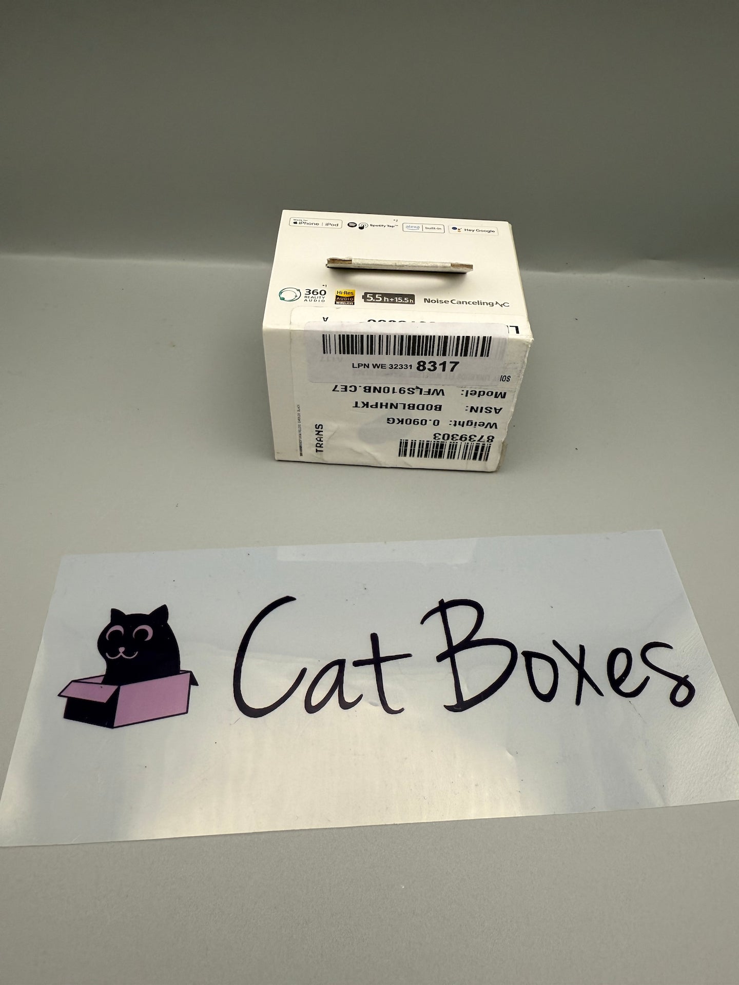 Sony LinkBuds Fit - Truly Wireless Noise Cancelling Bluetooth Earbuds - Black