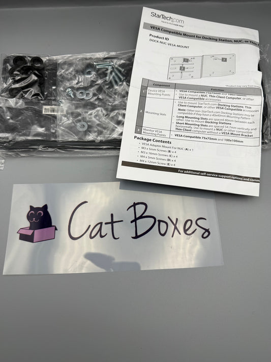 StarTech.com VESA Mounting Bracket - NUC/Thin Clients or Laptop Docking Station