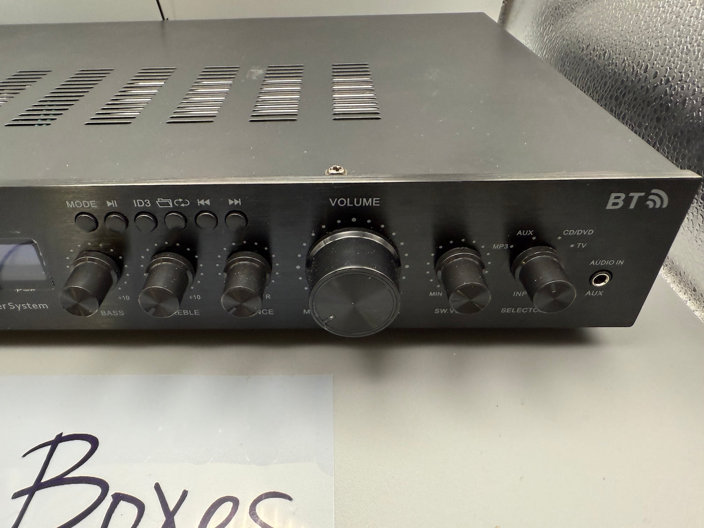 Pyle Amplifier Hifi - Bluetooth AV Receiver, for Echo Studio/Home/Theater
