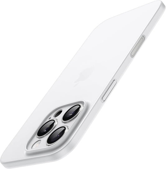 JETech Ultra Slim (0.35mm Thin) Case for iPhone 16 Pro Max 6.9 Inch, (White)