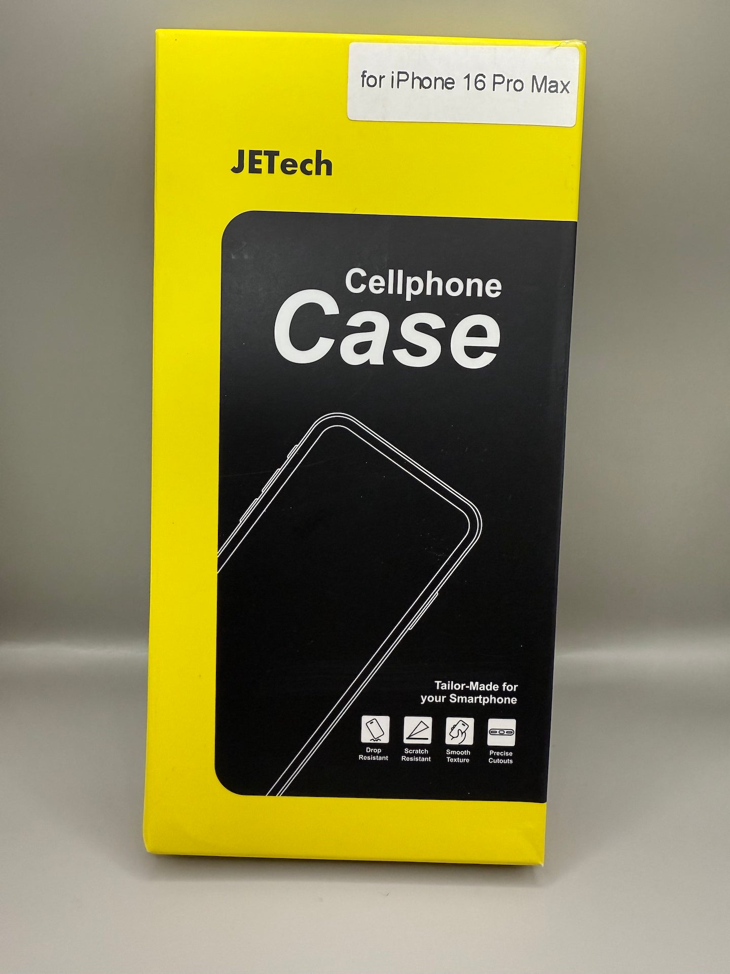 JETech Ultra Slim (0.35mm Thin) Case for iPhone 16 Pro Max 6.9 Inch, (White)