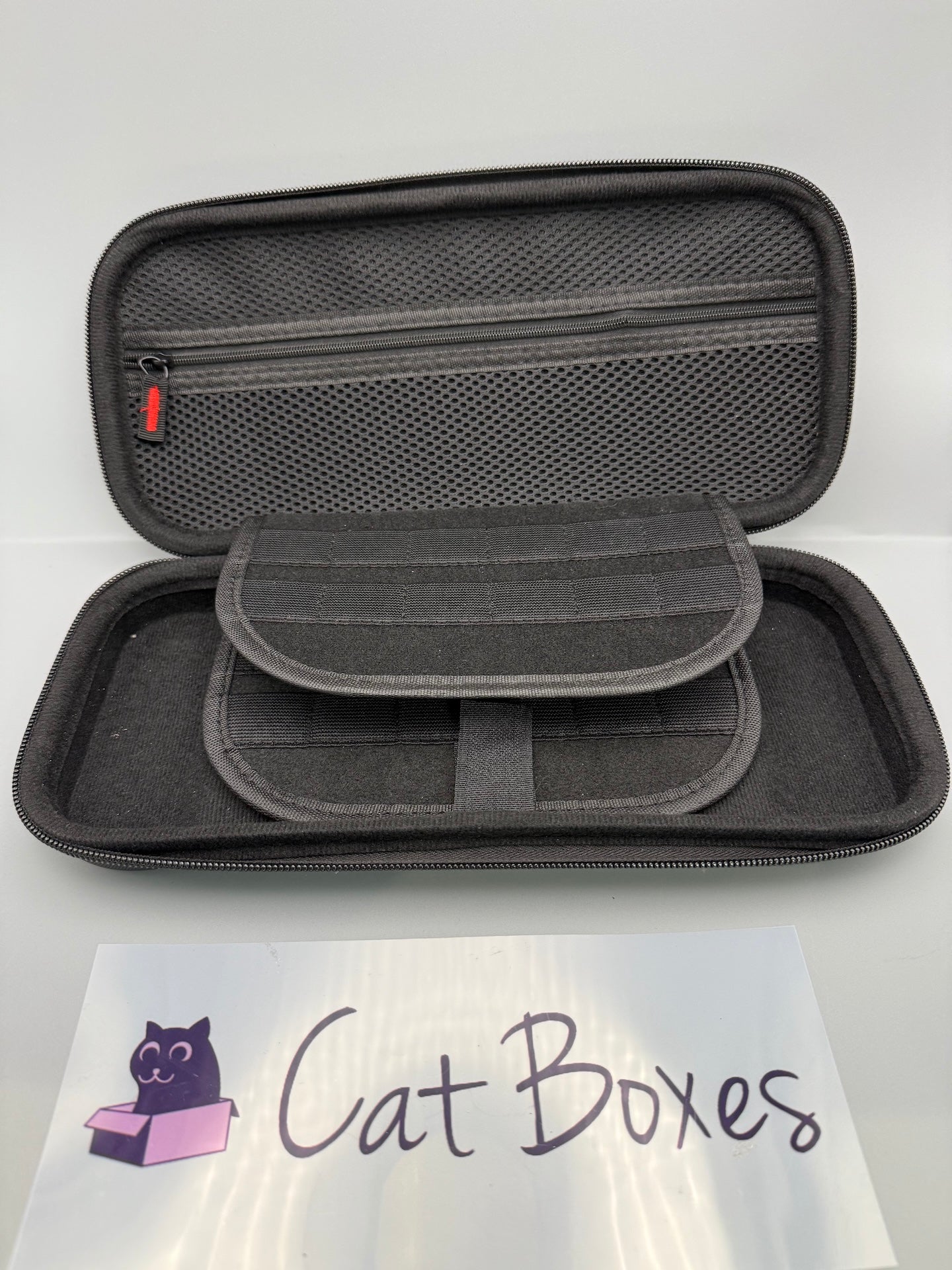 CoBak Nintendo Switch 2 Carry Case with Screen Protector Thumb Grips Black