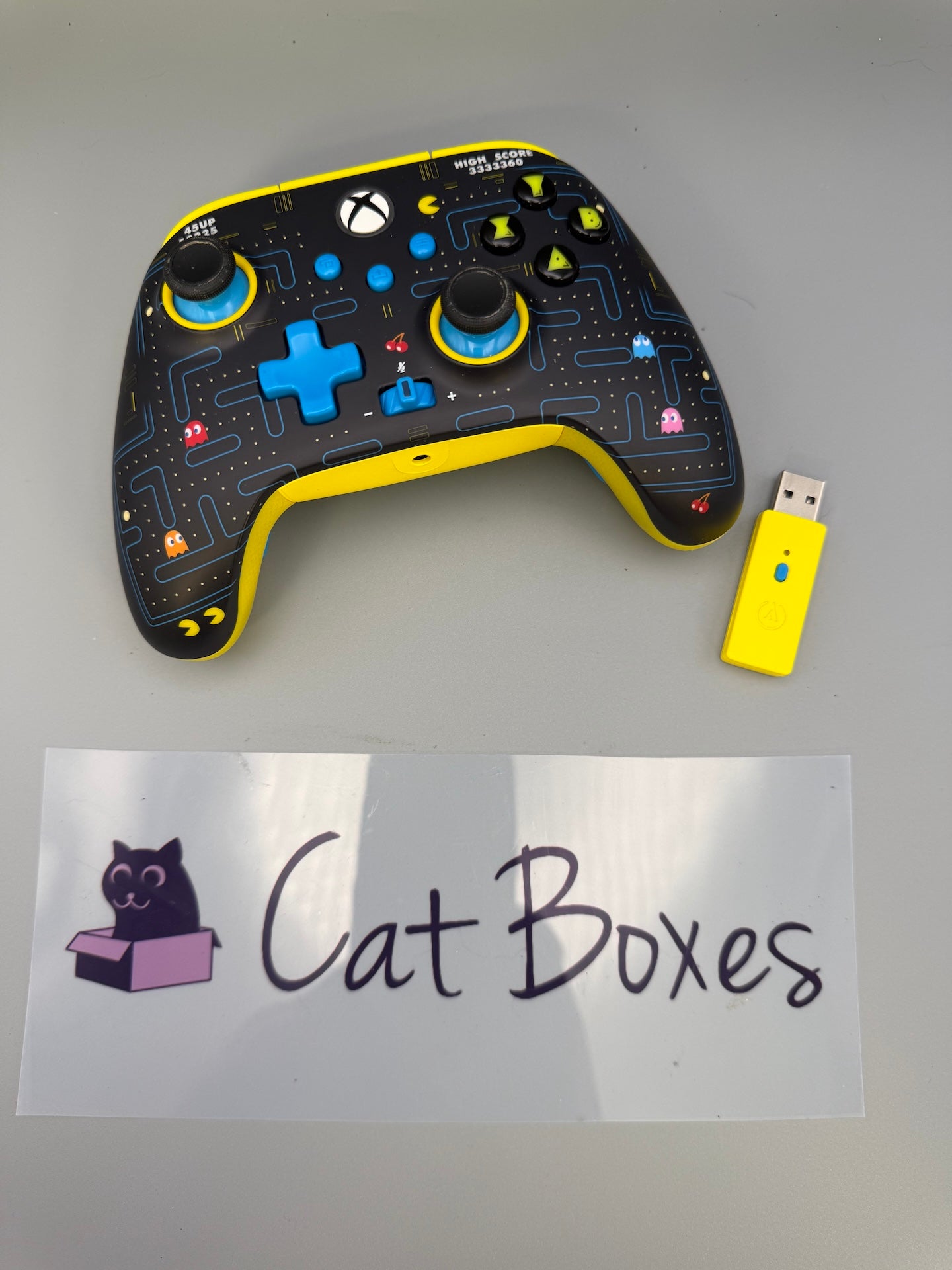 PowerA Pac-Man 45th Anniversary Wireless Xbox Controller USB Adapter