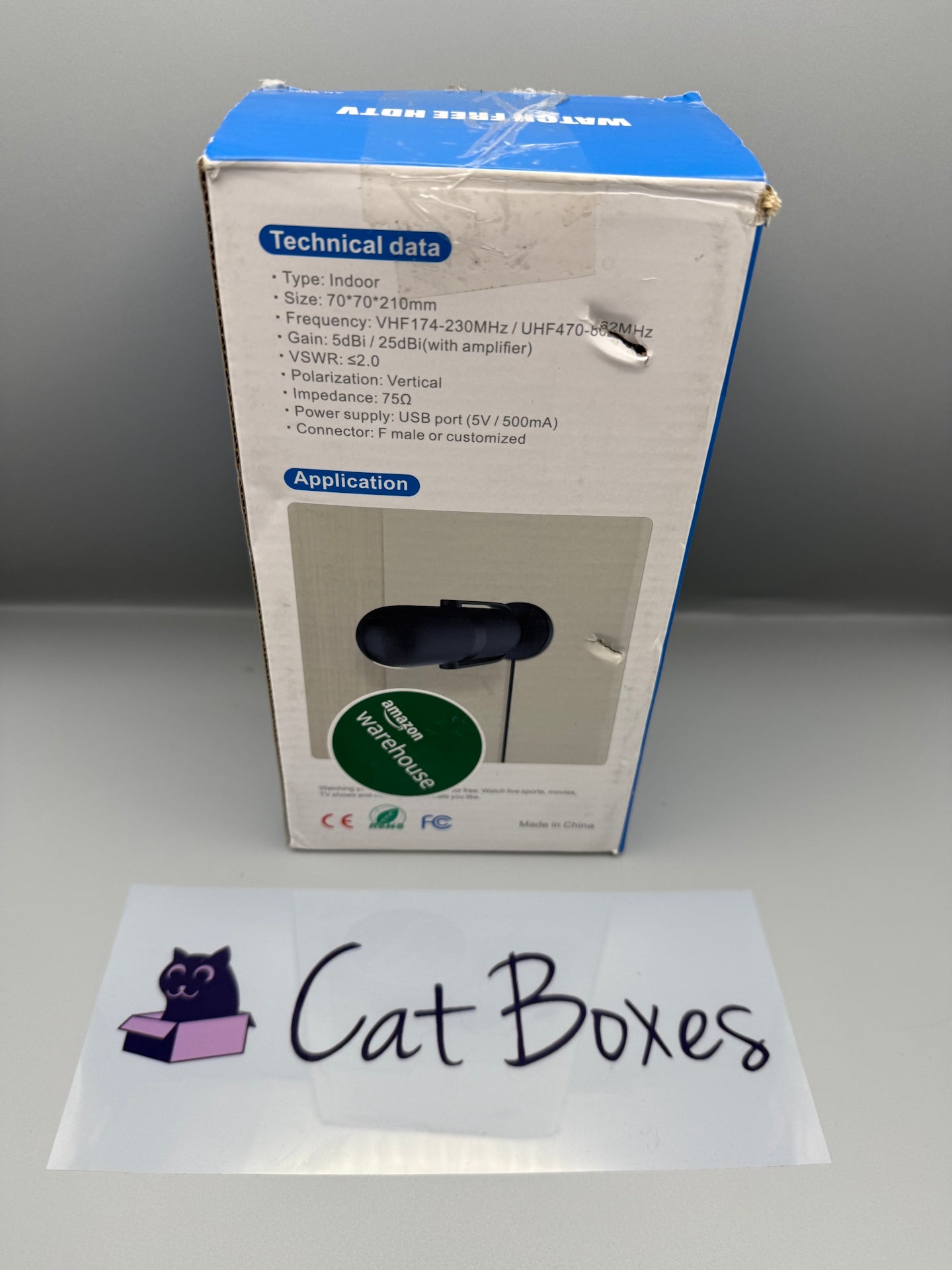 Mozone Indoor TV Aerial 560+ Miles Range TV Ariels Indoor with Amplifier Signal