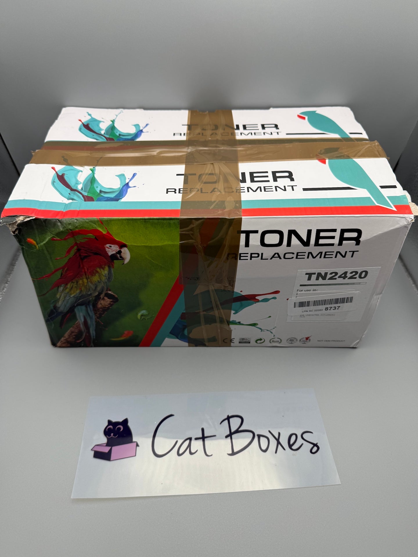 Brother TN2420 TN2410 Compatible Toner Cartridges 2 Pack Black HL L2350