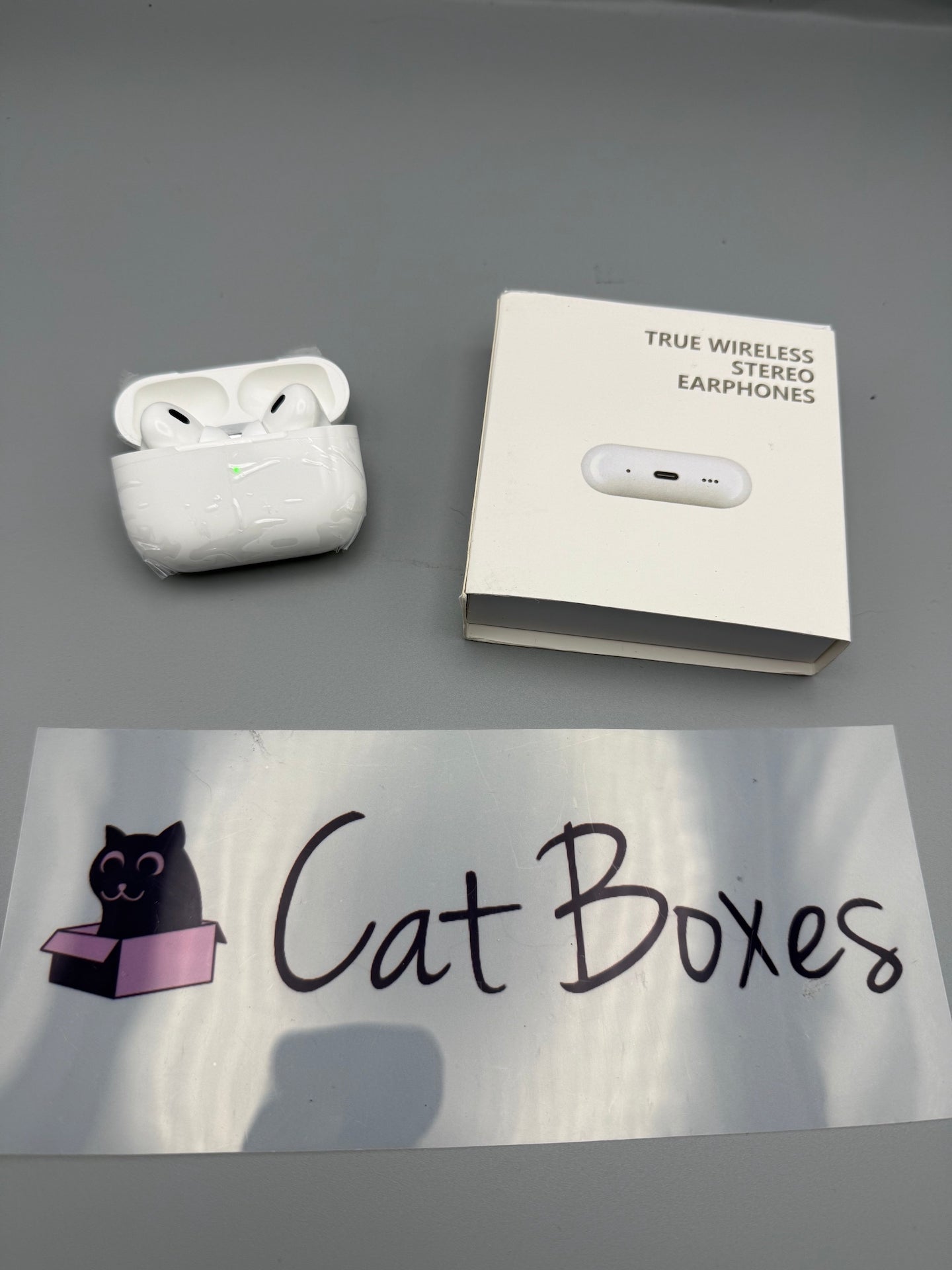 A5 Pro AT2 Pro Wireless Earbuds Bluetooth 5.3 TWS Charging Case White
