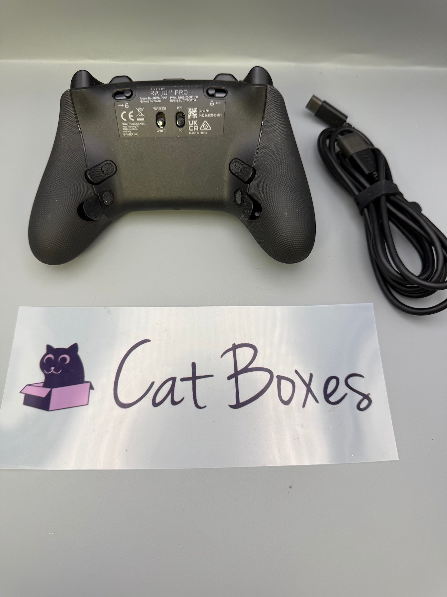 Razer Raiju V3 Pro Controller + Genuine Cable - Wired - Working *Spares Repair*