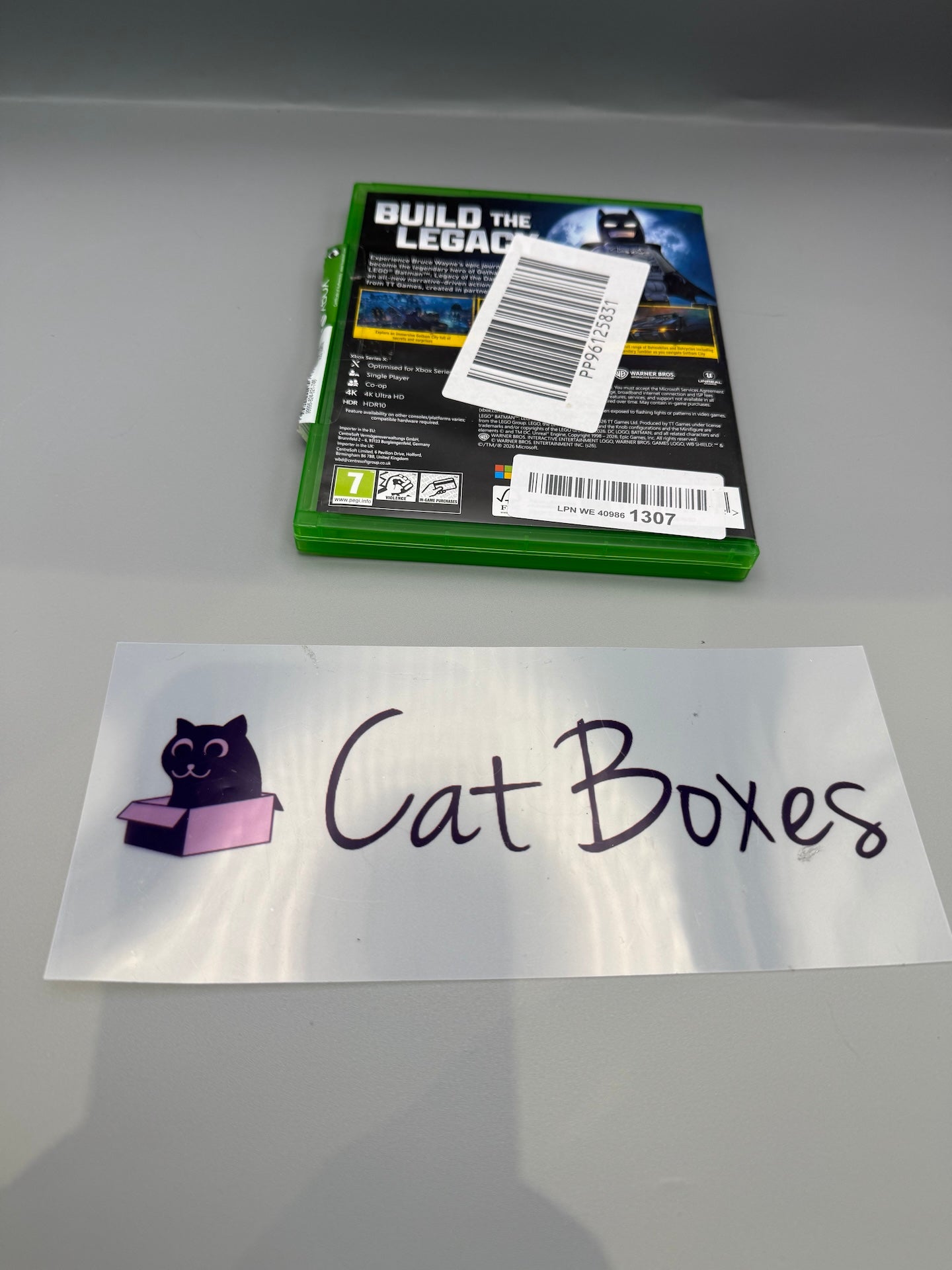 LEGO Batman Legacy of The Dark Knight Xbox Series X Game Unused Batsuit Code