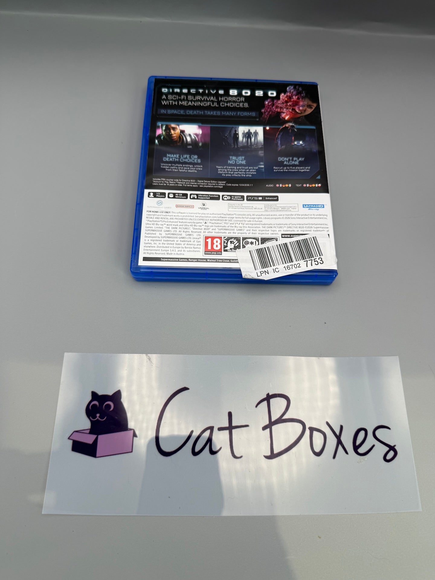 PS5 Directive 8020 Deluxe Edition Game With Unused Code Sony PlayStation 5