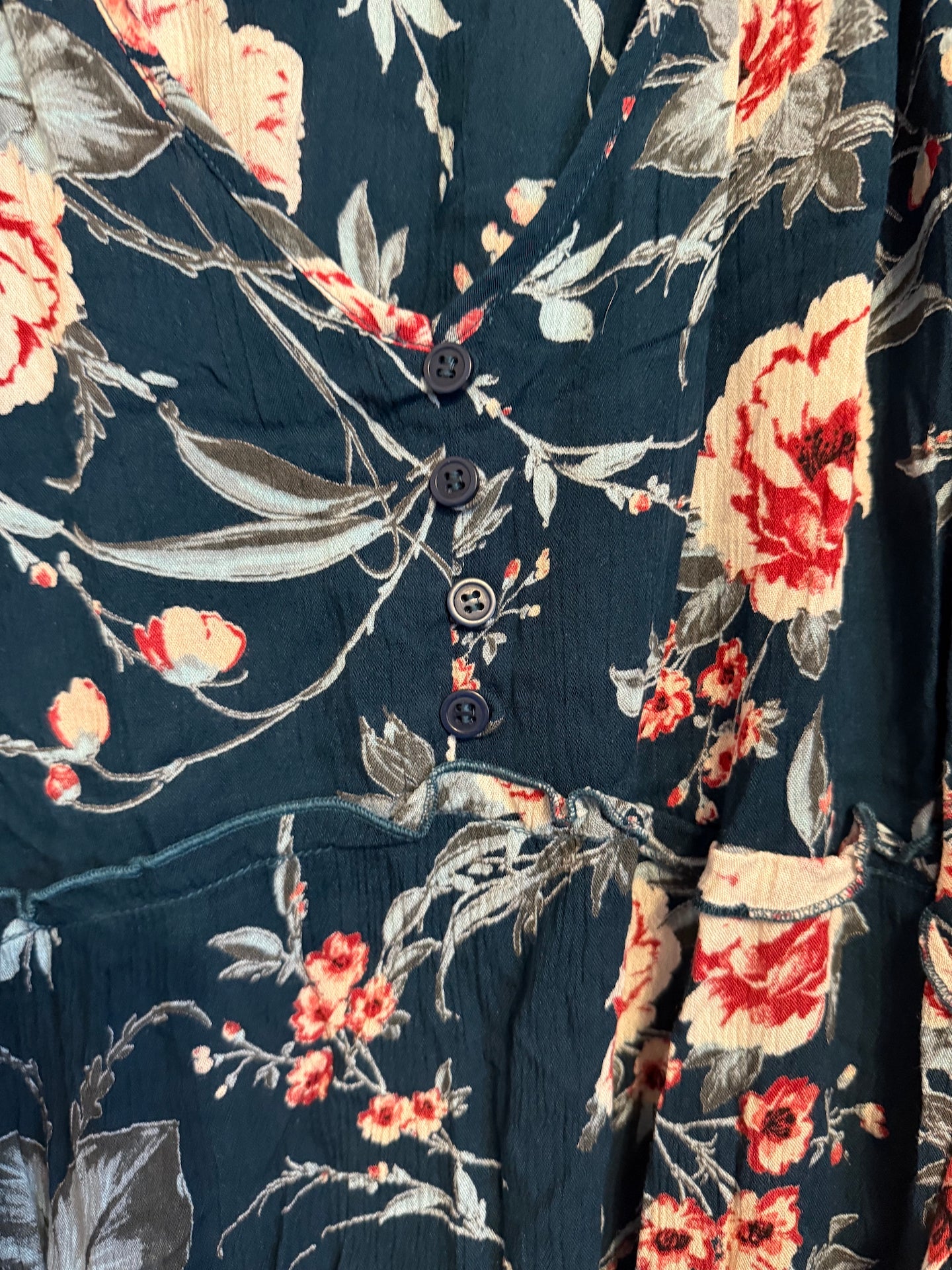 Band of Gypsies Floaty Top/ Dress - Blue - Size XL/18