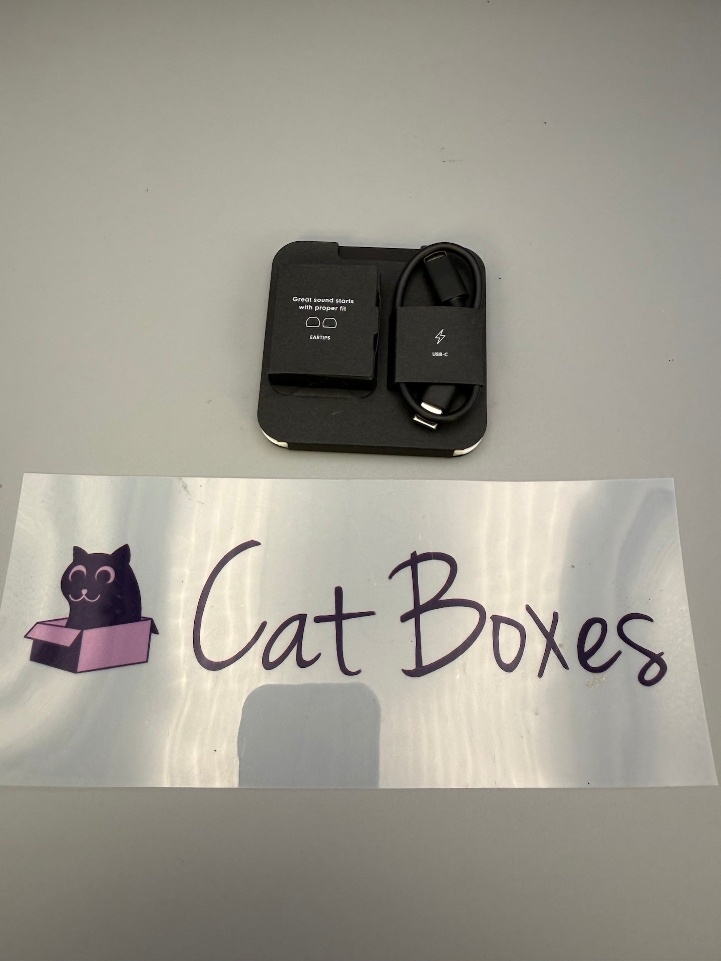 Genuine Beats Fit Pro Ear Tips S/L USB-C Cable Sage Grey & Box