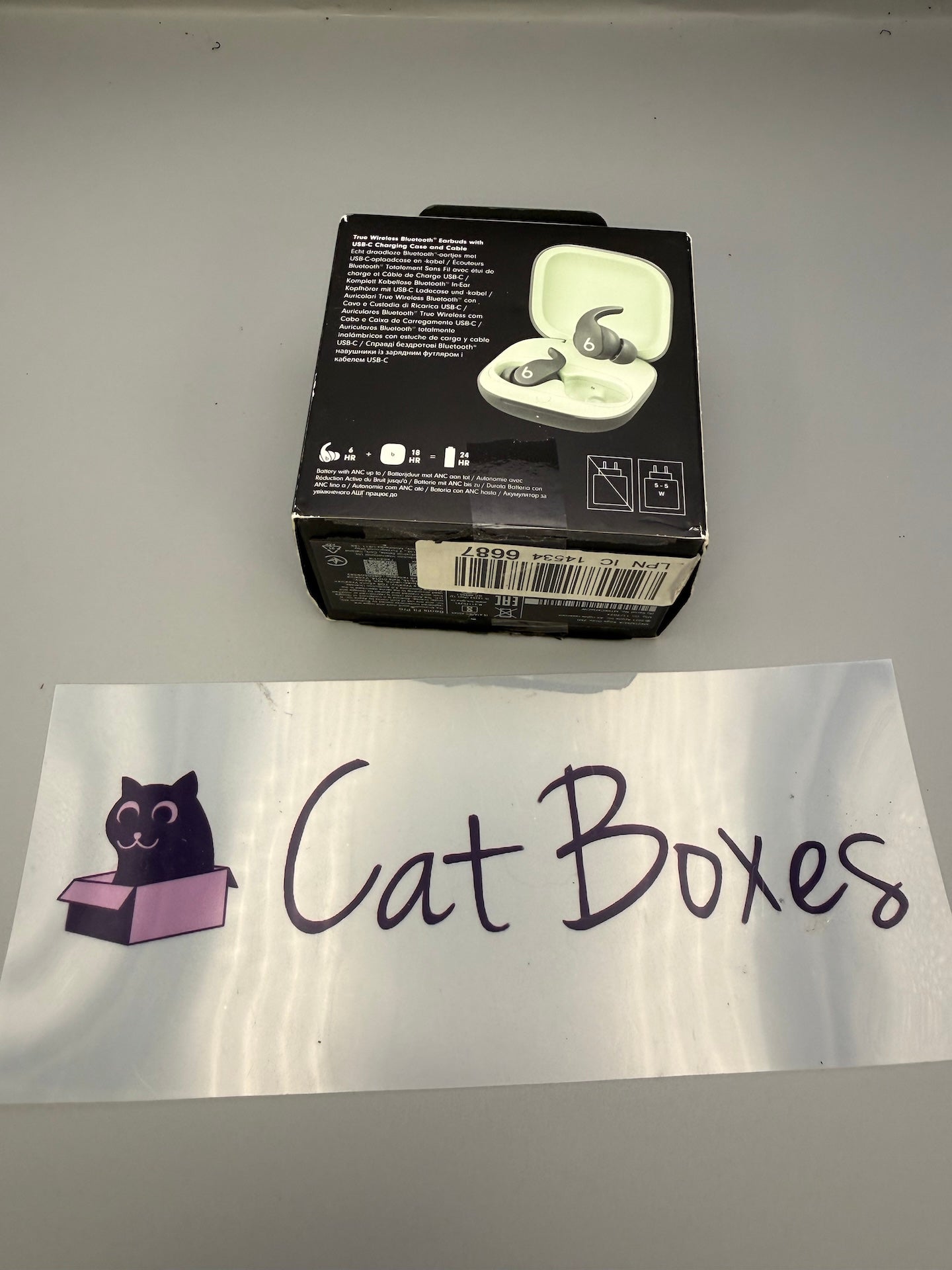 Genuine Beats Fit Pro Ear Tips S/L USB-C Cable Sage Grey & Box