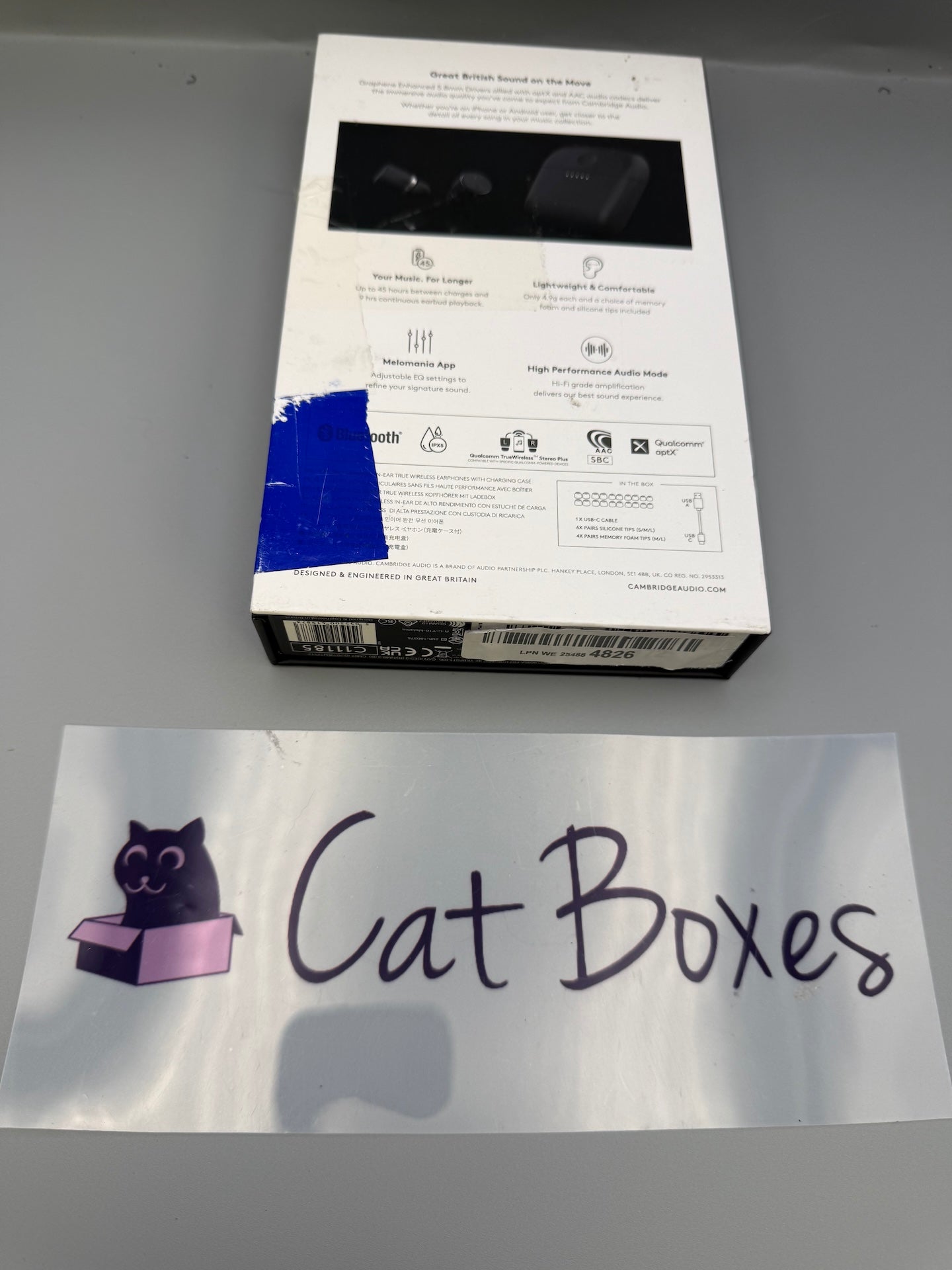 Cambridge Audio Melomania 1+ Genuine Ear Tips & USB-C Charging Cable