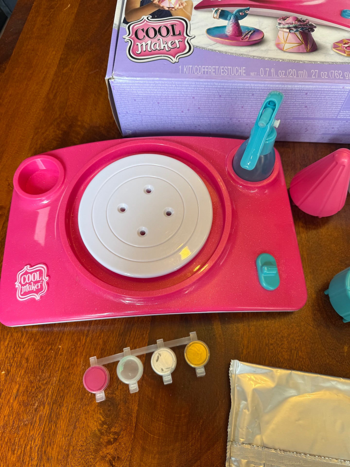 Cool Maker Pottery Studio Wheel Set Boxed *Incomplete*