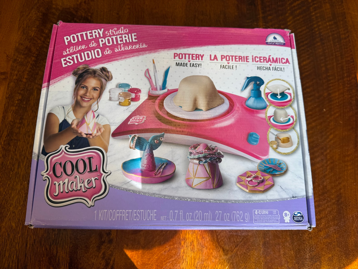 Cool Maker Pottery Studio Wheel Set Boxed *Incomplete*