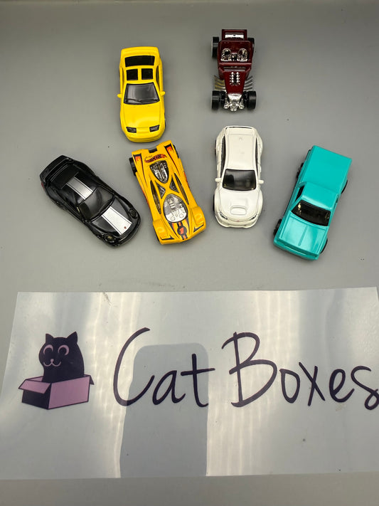 Hot Wheels 6 Car Die-Cast Vehicle Bundle Unused *Incomplete Pack*