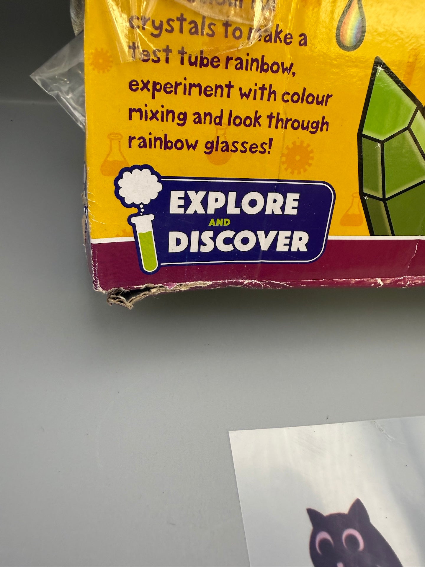Galt Rainbow Lab Science Experiment Kit Unused *Incomplete Missing Crystals*