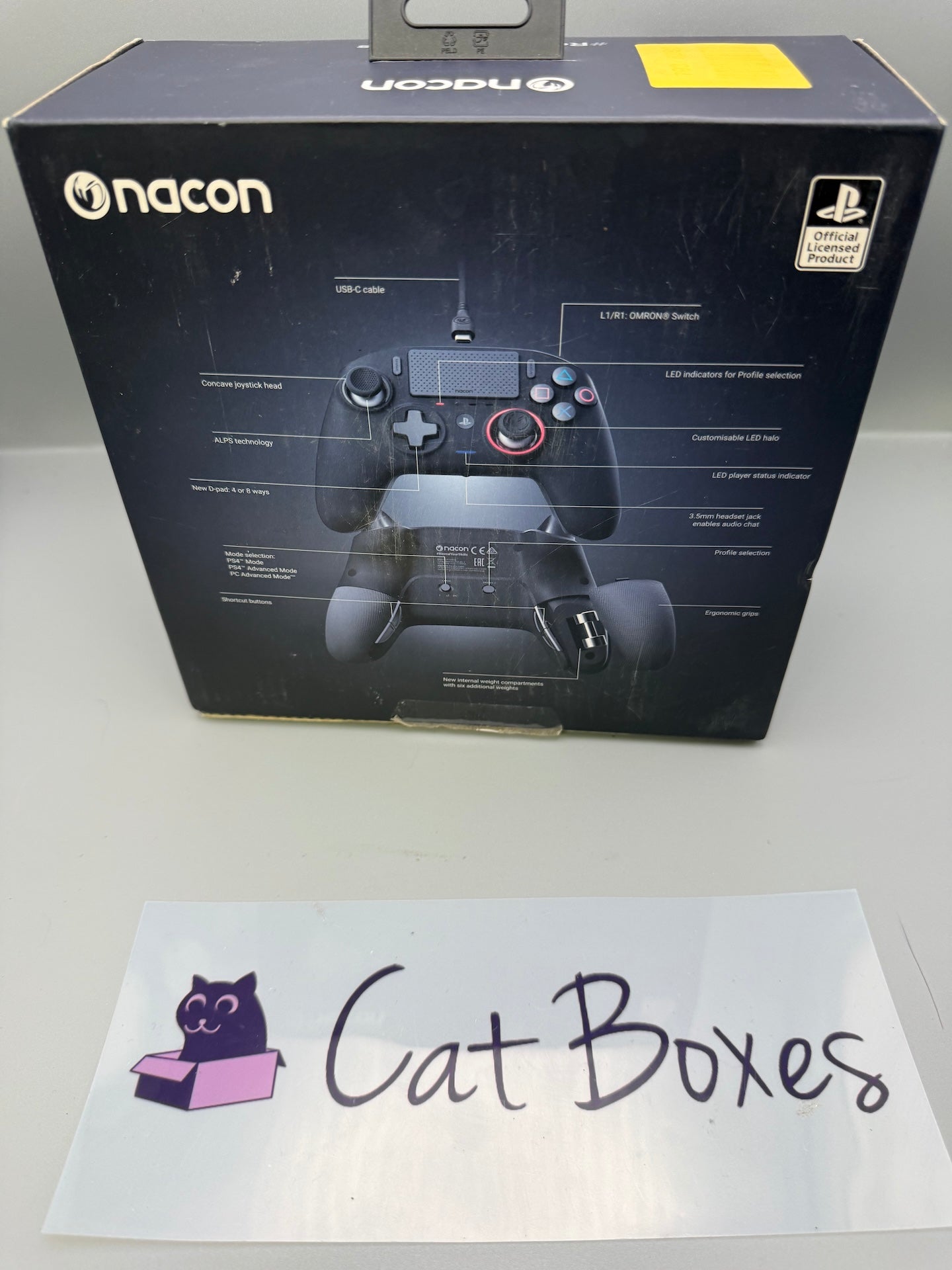 Nacon Revolution Pro 3 Original Case Cable Weights and Box Accessory Bundle