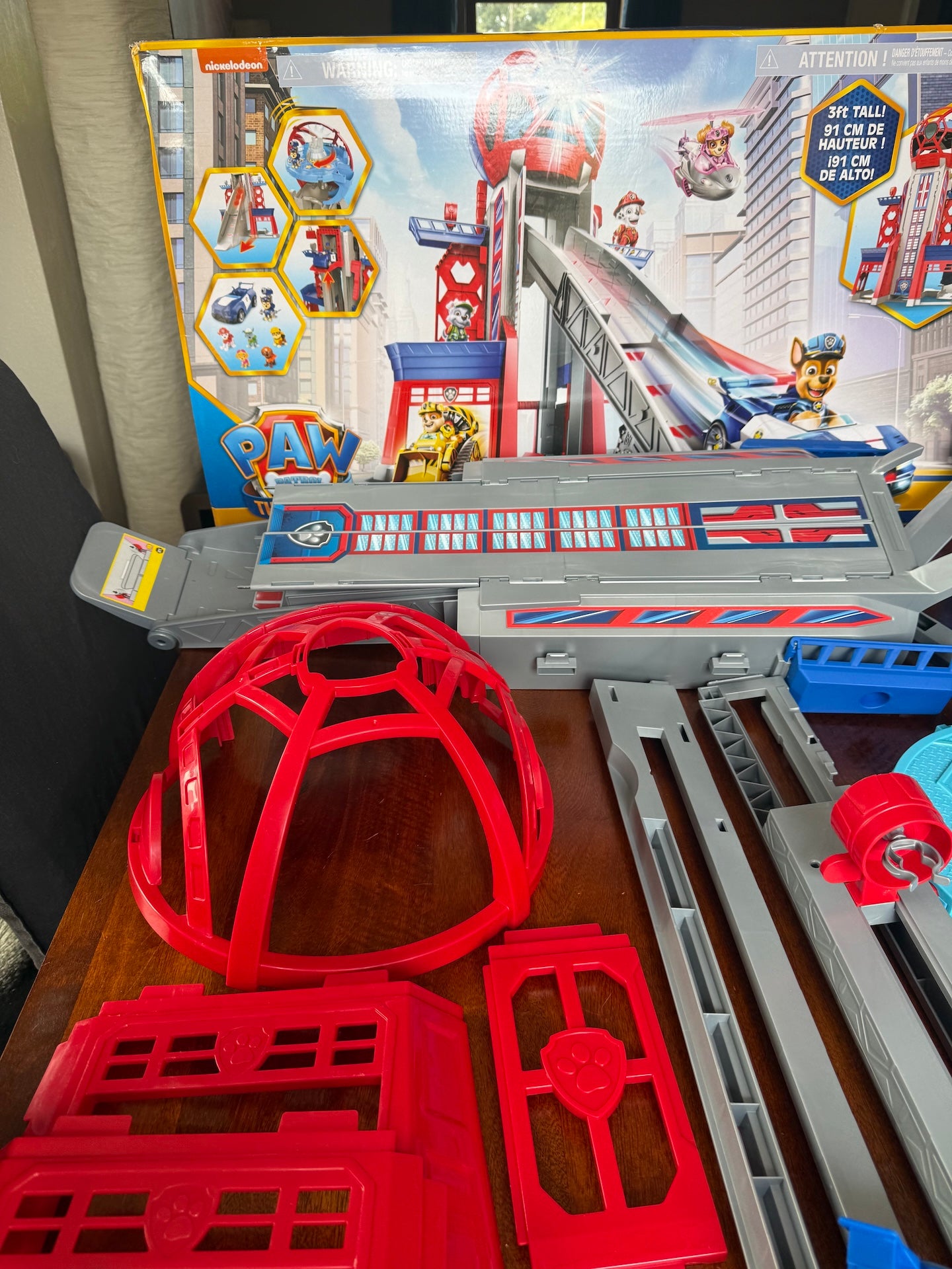 Paw Patrol The Movie Ultimate City Tower - Missing Side Ramp, Tatty Box