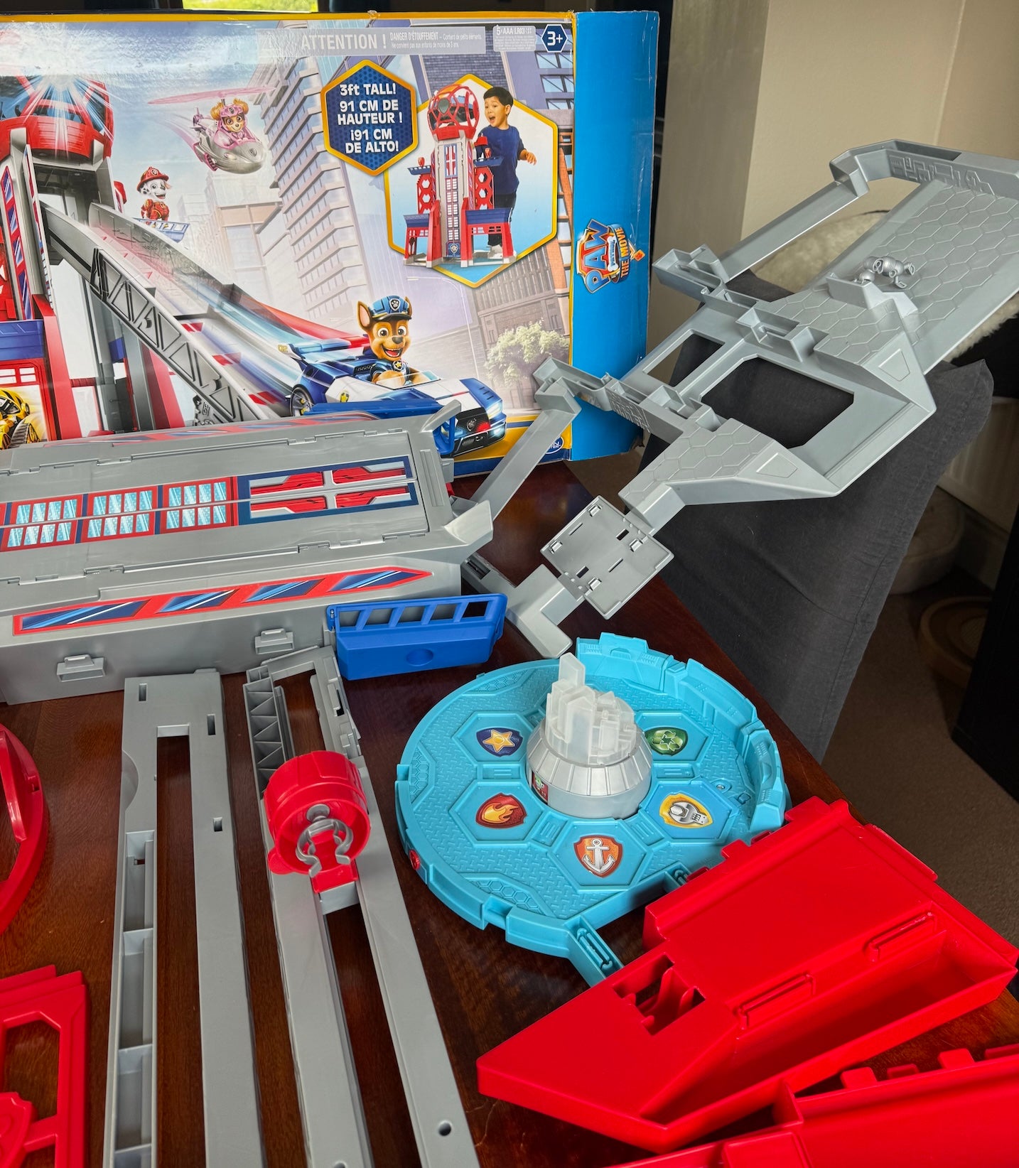 Paw Patrol The Movie Ultimate City Tower - Missing Side Ramp, Tatty Box