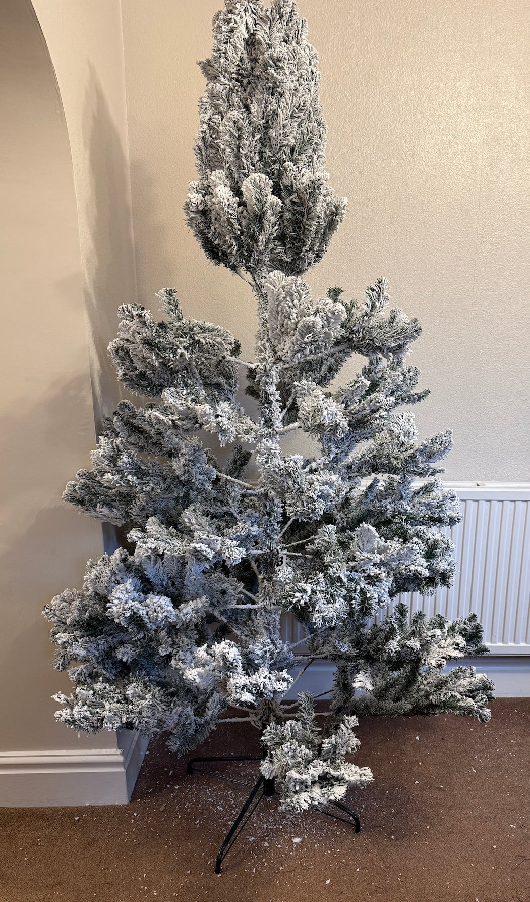 7ft Flocked Emperor Christmas Tree