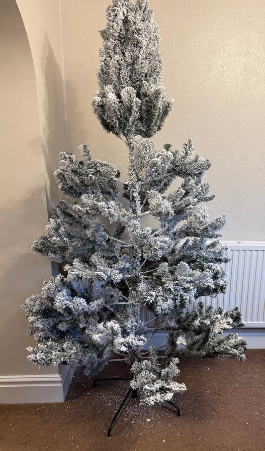 7ft Flocked Emperor Christmas Tree