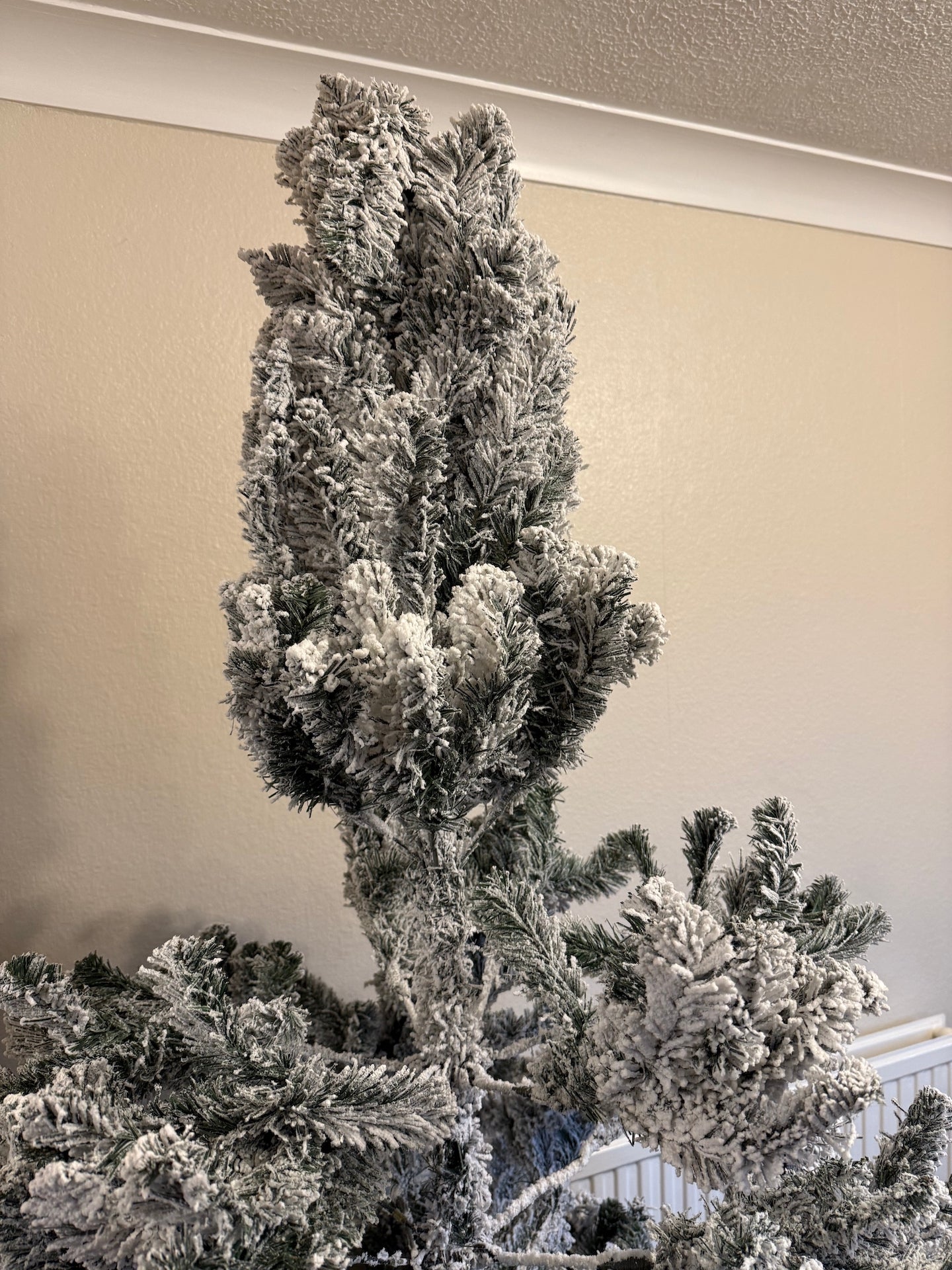 7ft Flocked Emperor Christmas Tree