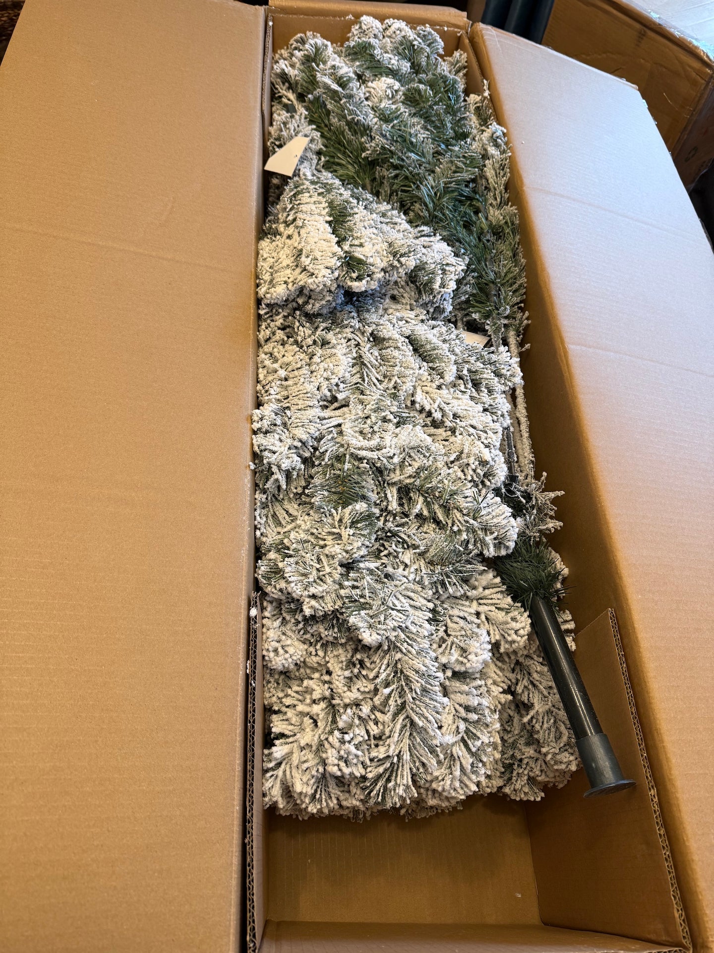 7ft Flocked Emperor Christmas Tree