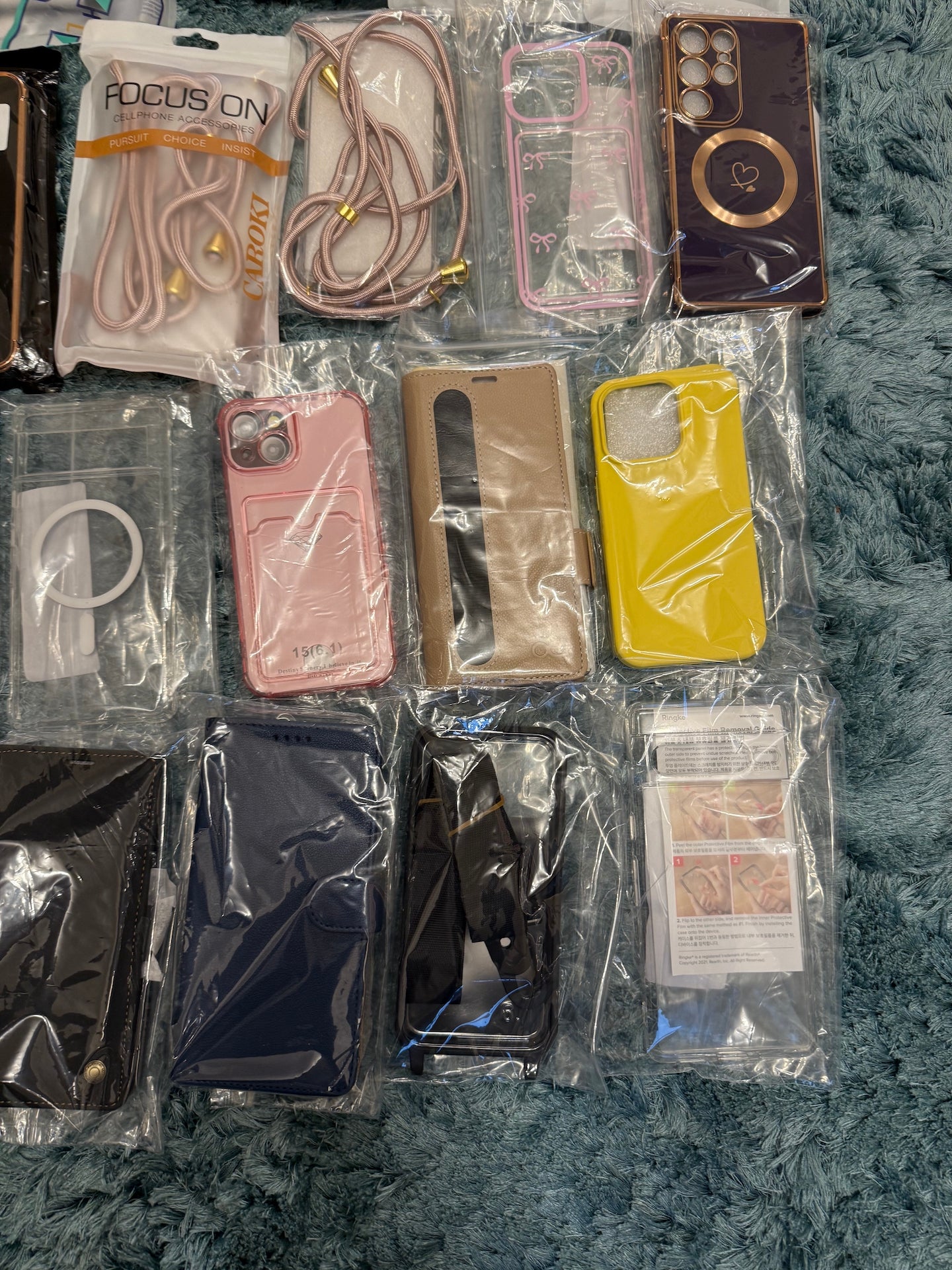 40x Mobile Phone Cases Job Lot Mixed iPhone Samsung Covers Bundle New