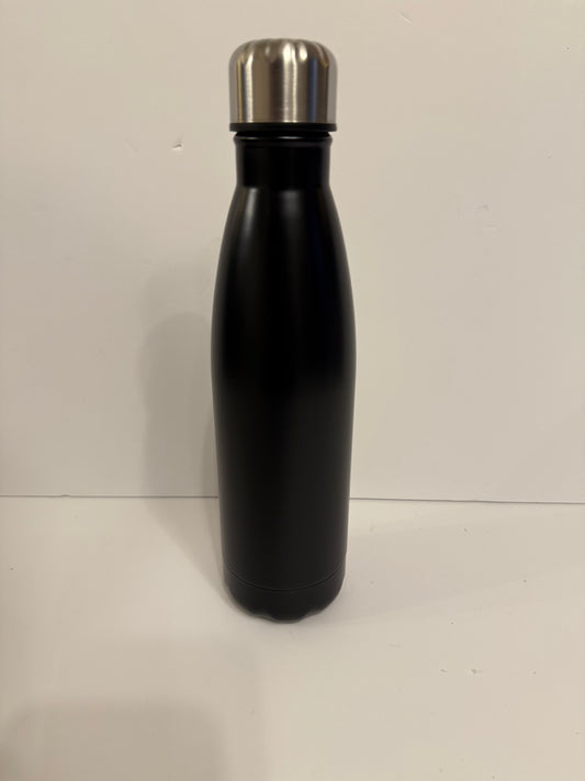 Insulated Metal Drinks Bottle - Black