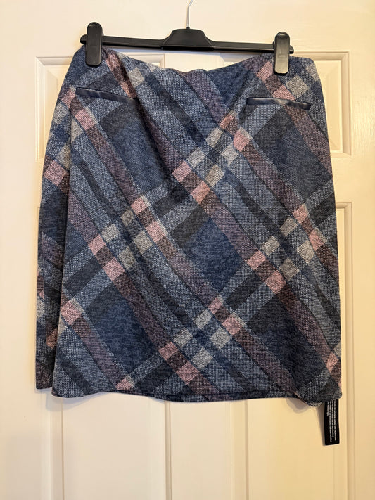Roman Knee Length Skirt - Purple - Size 20