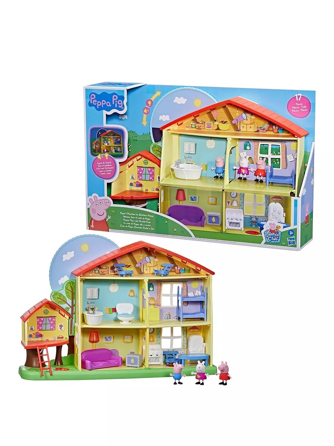 Peppa Pig Peppa's Playtime to Bedtime House **Tatty Box**