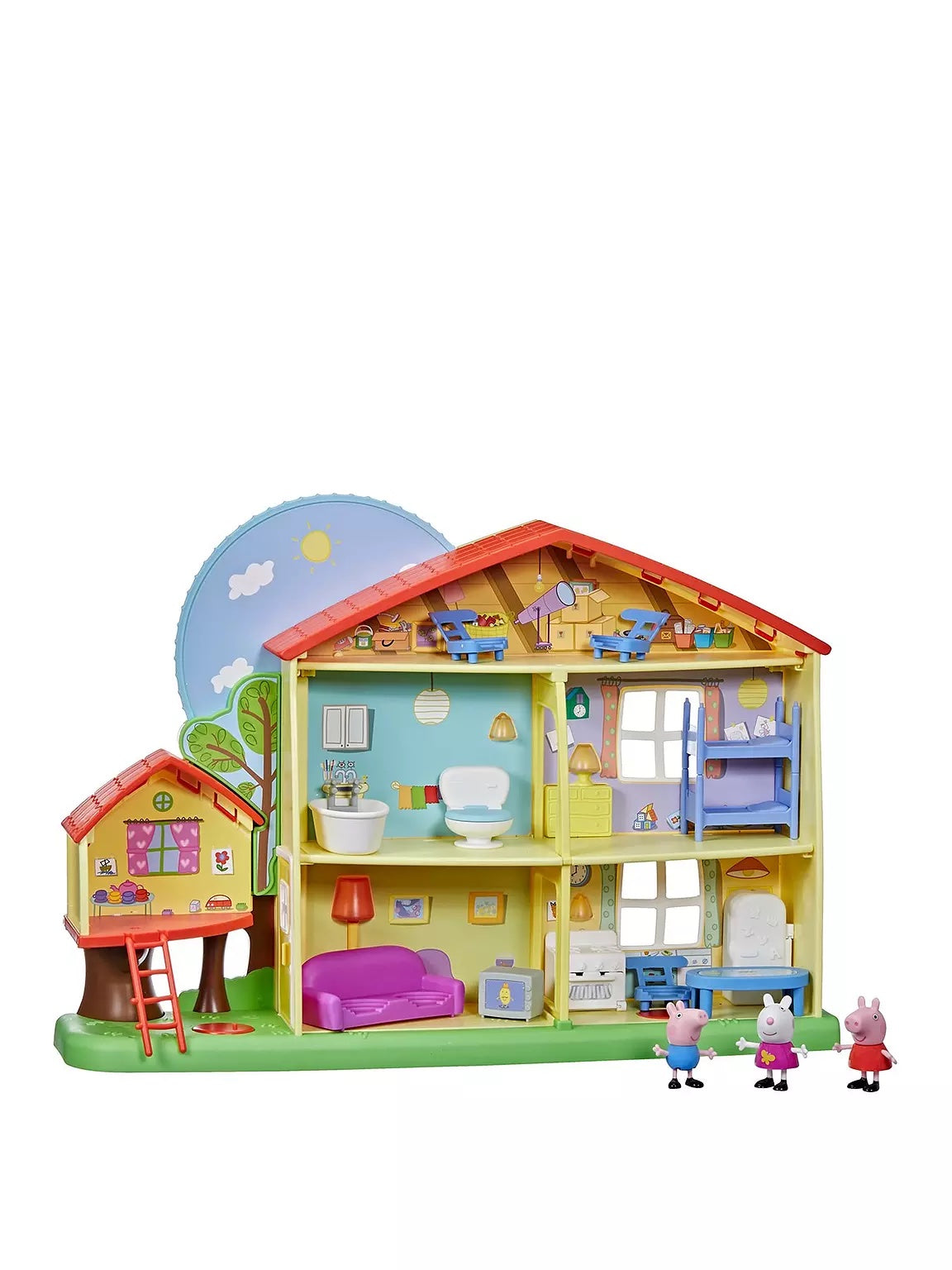 Peppa Pig Peppa's Playtime to Bedtime House **Tatty Box**