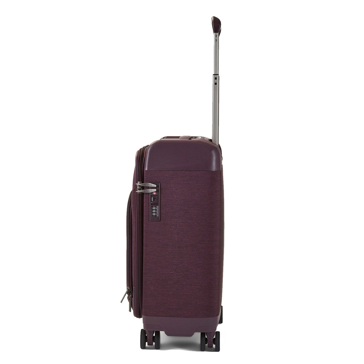 Rock Luggage Parker 8-Wheel Suitcases 2 piece Set - Purple