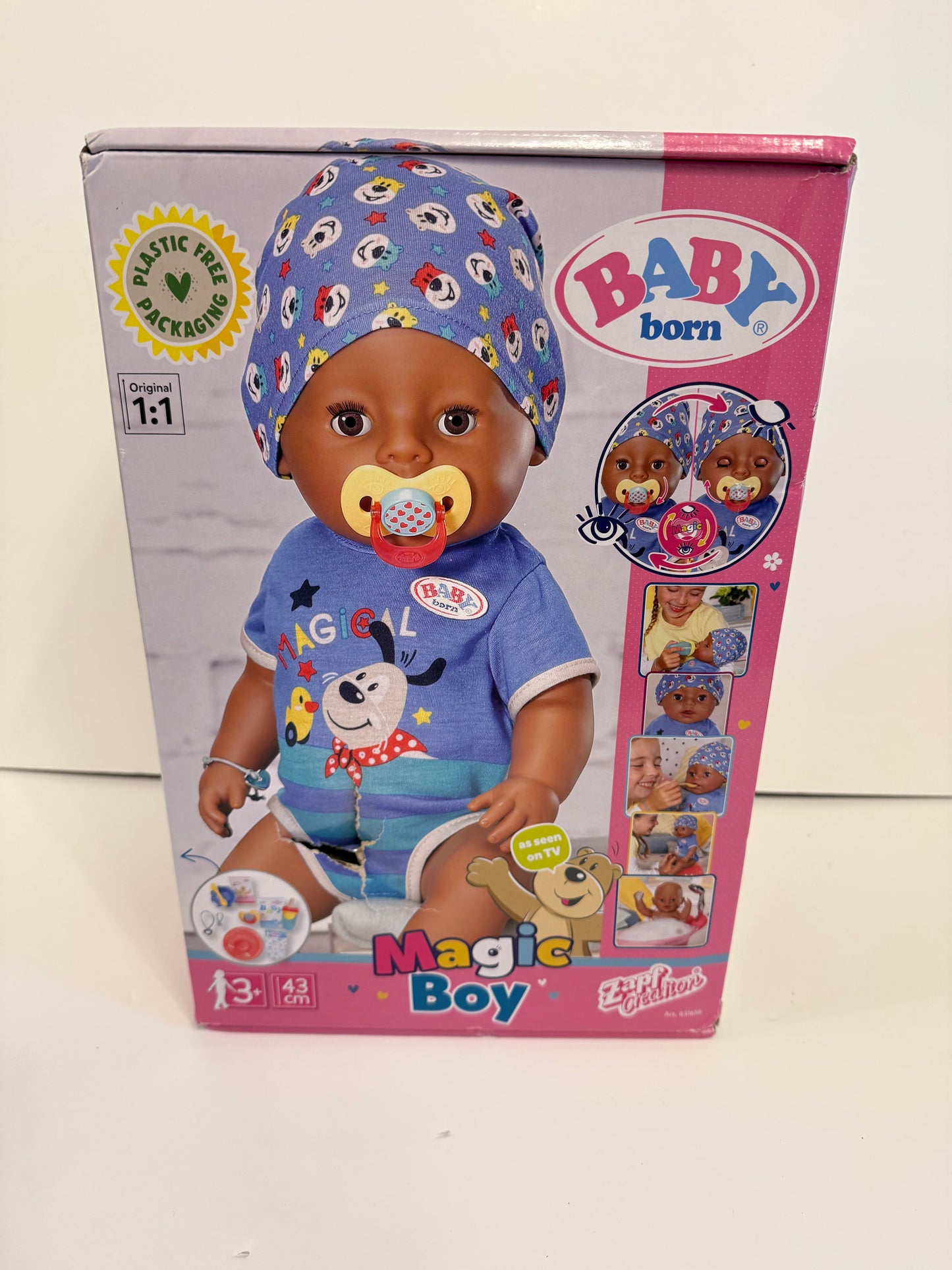 BABY born Magic Boy 43cm **Tatty Box**