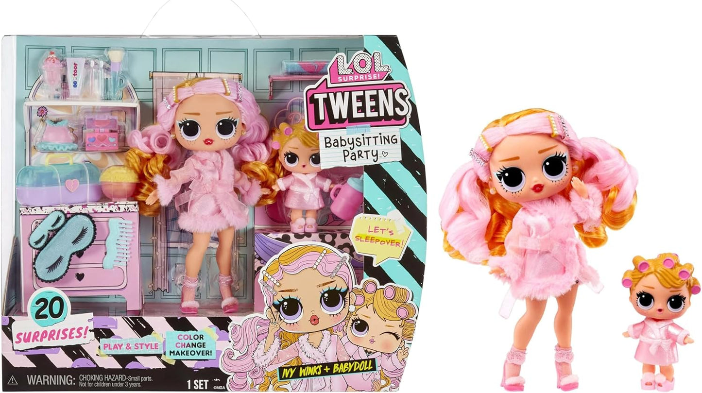 L.O.L. Surprise! Tweens Babysitting Party With Ivy Winks & Babydoll **Tatty Box*